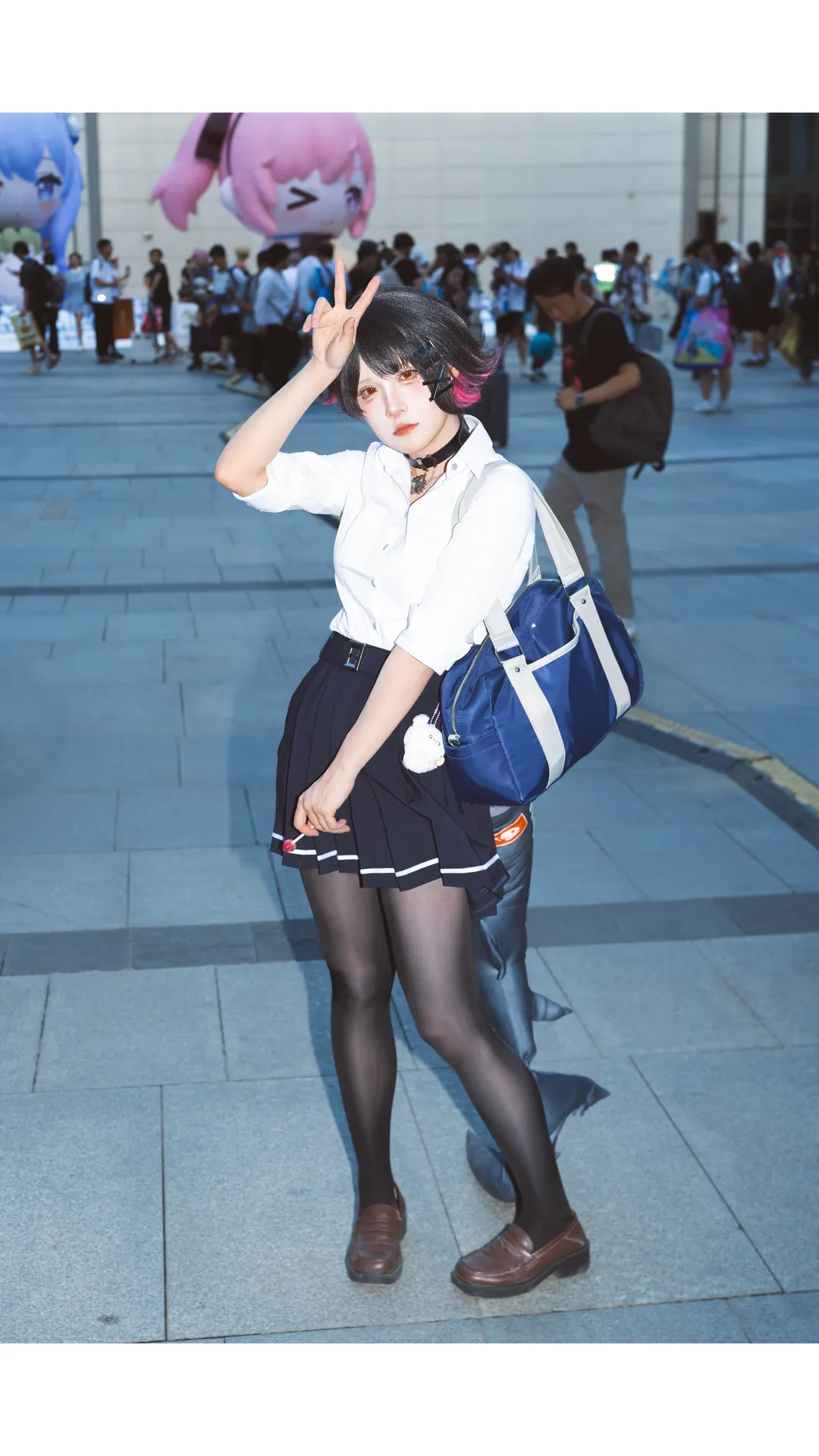 绝区零, 艾莲乔cos, cosplay穿搭, 二次元街拍, bw漫展