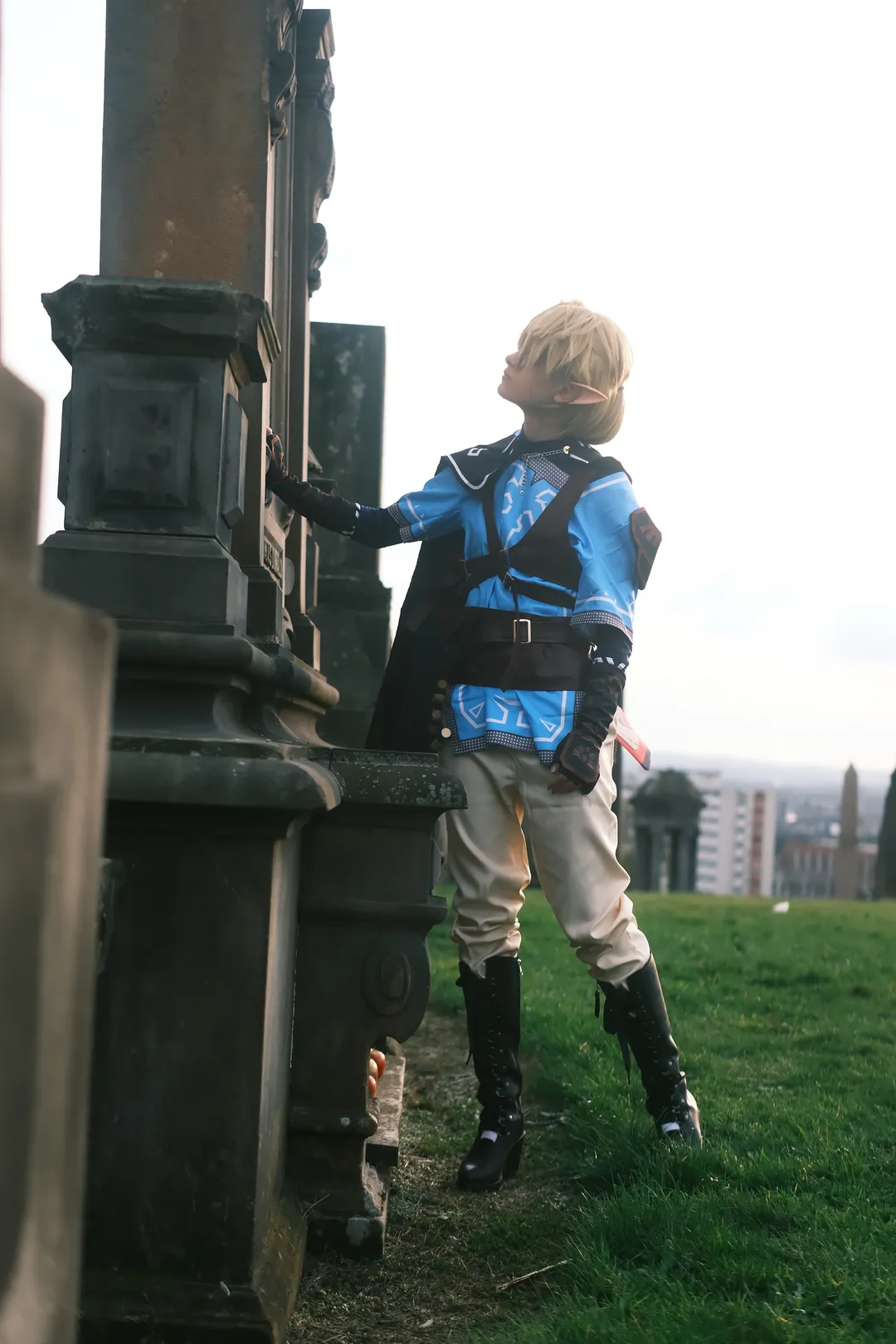 Cosplay正片, 林克cos, 塞尔达传说 王国之泪, 塞尔达cos, 格拉斯哥大墓地 - 第2张