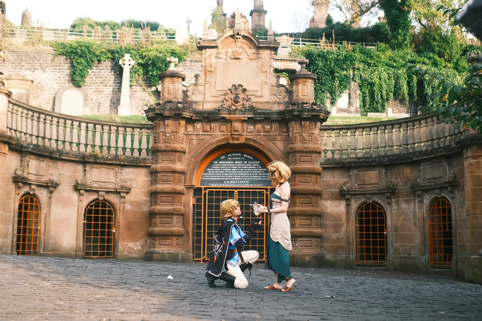 Cosplay正片, 林克cos, 塞尔达传说 王国之泪, 塞尔达cos, 格拉斯哥大墓地 - 第5张