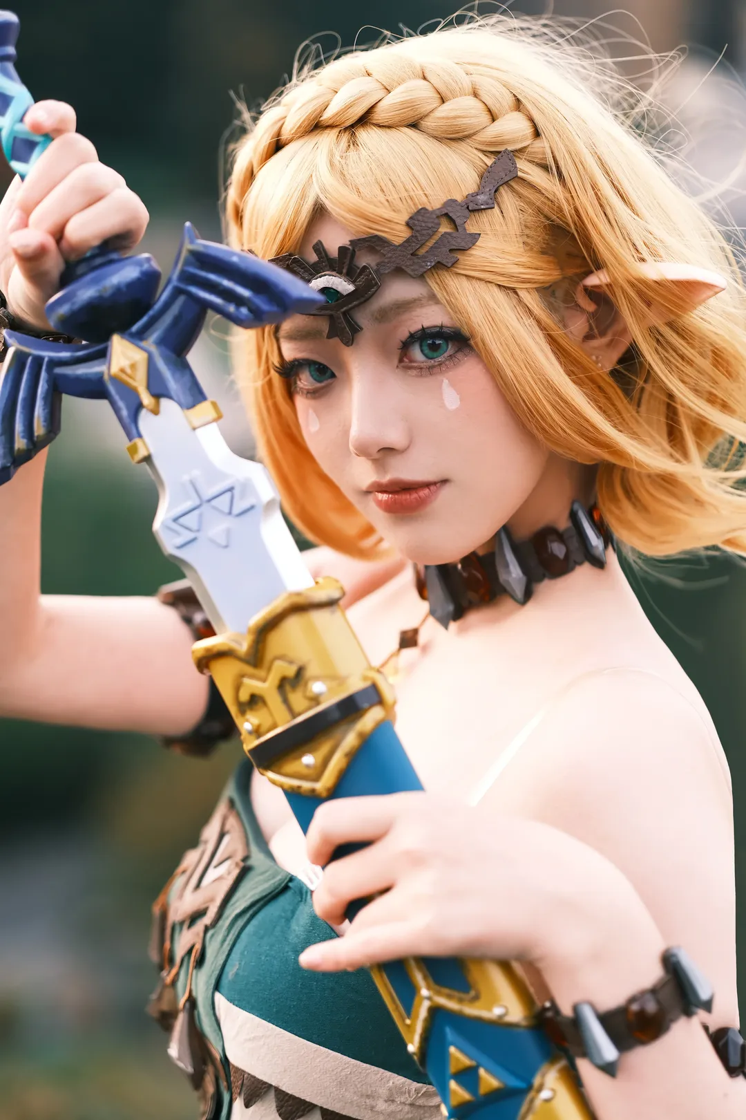 Cosplay正片, 林克cos, 塞尔达传说 王国之泪, 塞尔达cos, 格拉斯哥大墓地 - 第8张