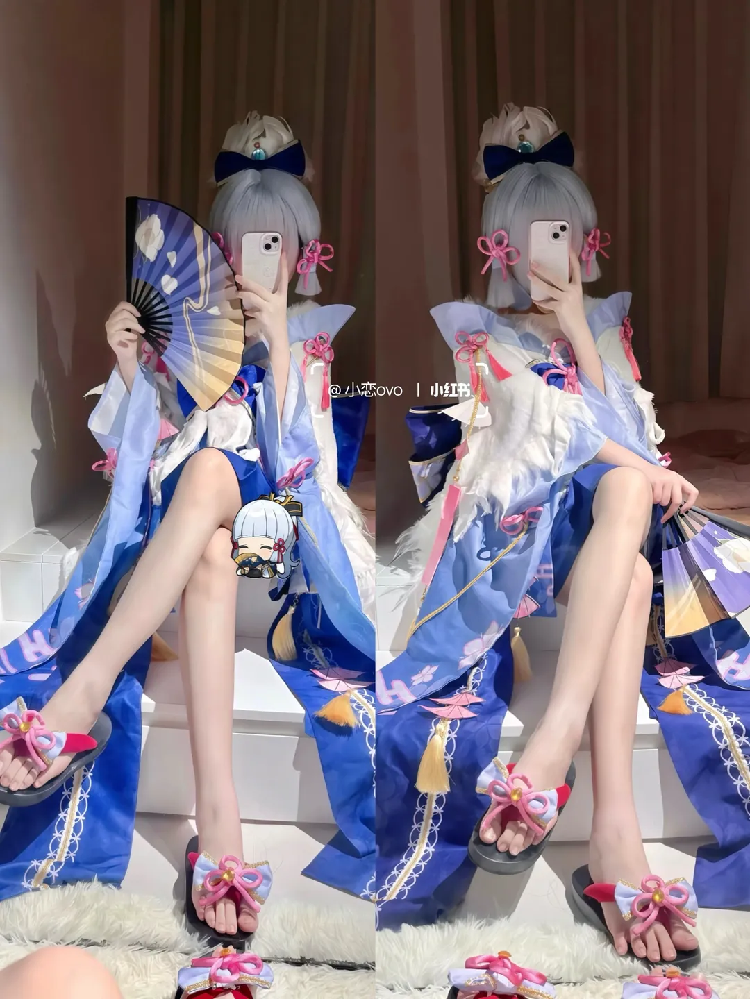原神, 神里绫华cos, cosplay分享, 和风cosplay, 白鹭公主 - 第1张