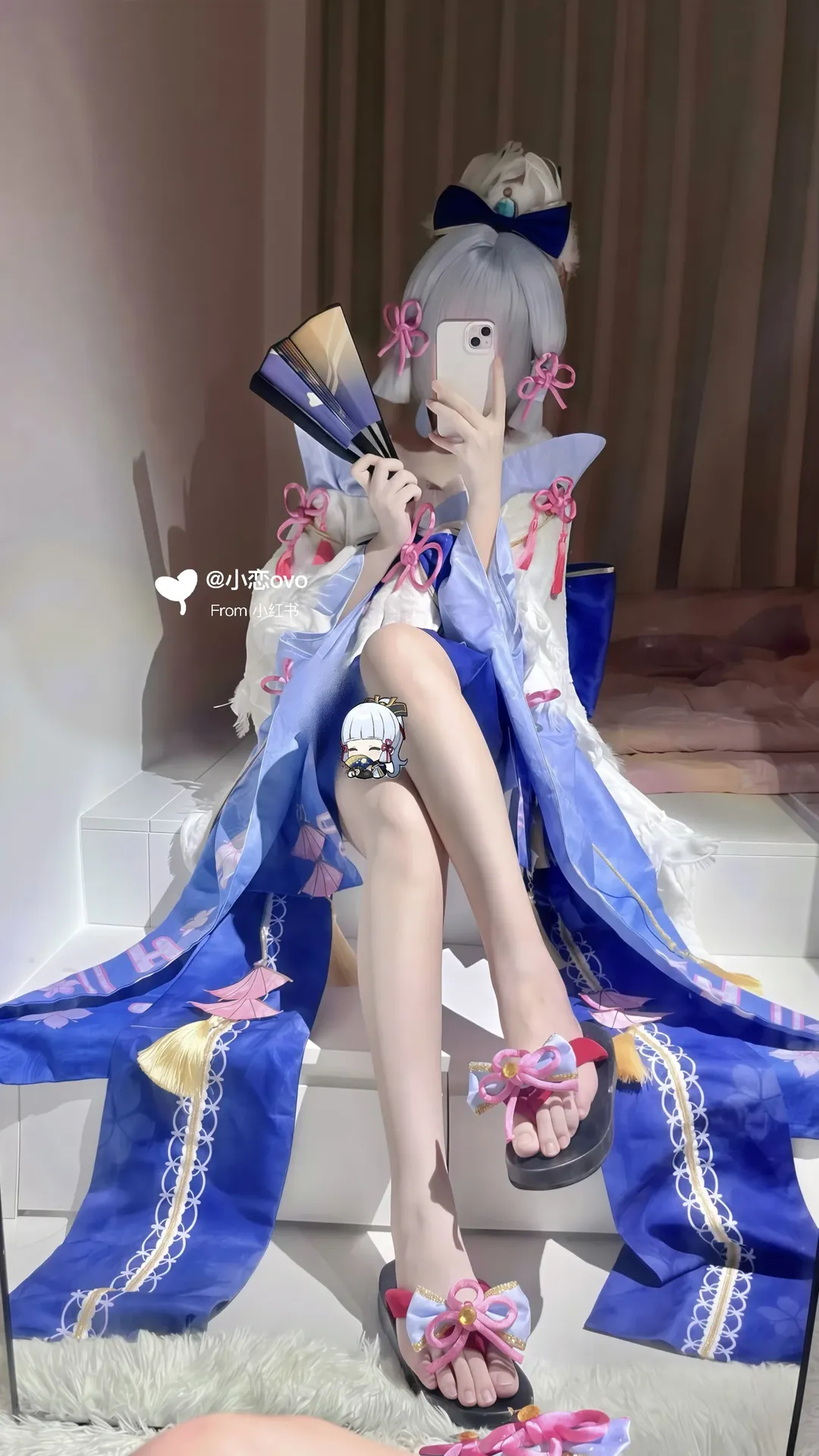 原神, 神里绫华cos, cosplay分享, 和风cosplay, 白鹭公主 - 第3张