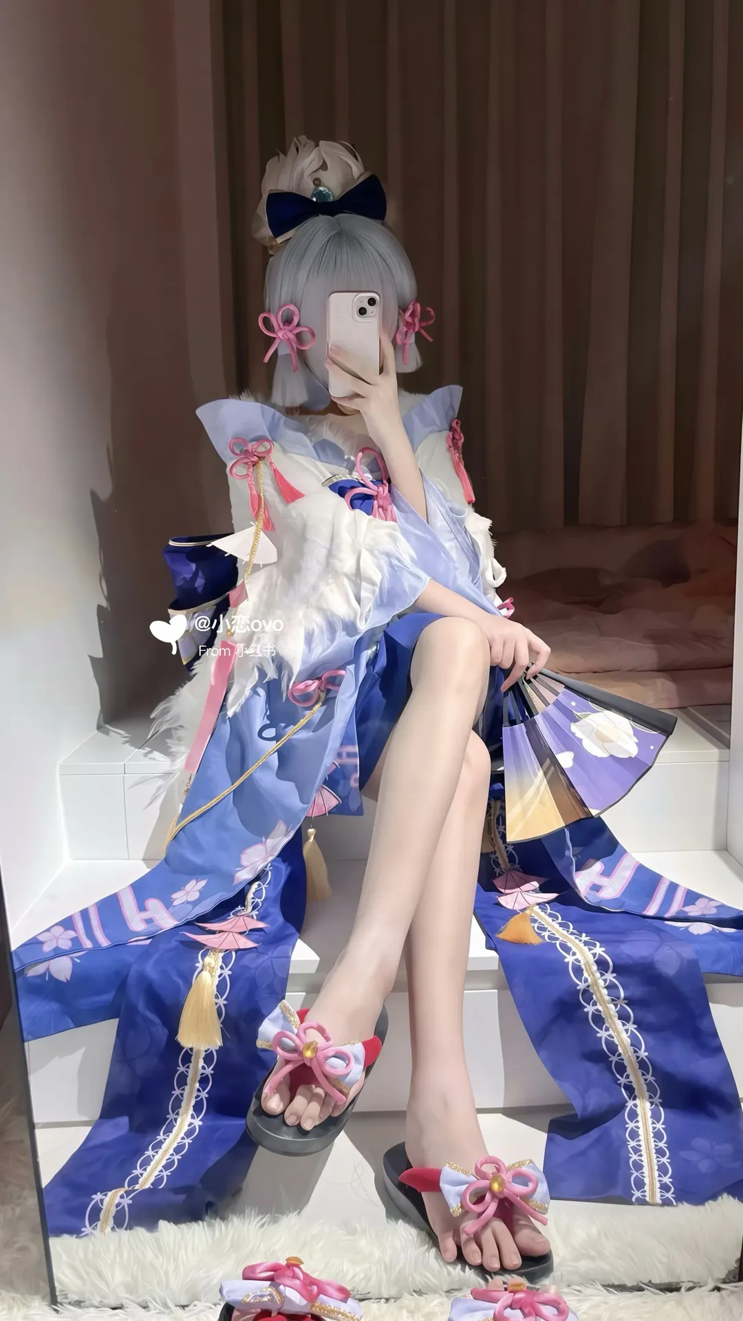 原神, 神里绫华cos, cosplay分享, 和风cosplay, 白鹭公主 - 第4张