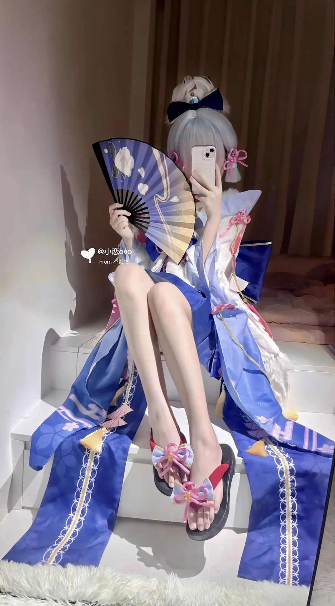 原神, 神里绫华cos, cosplay分享, 和风cosplay, 白鹭公主 - 第5张