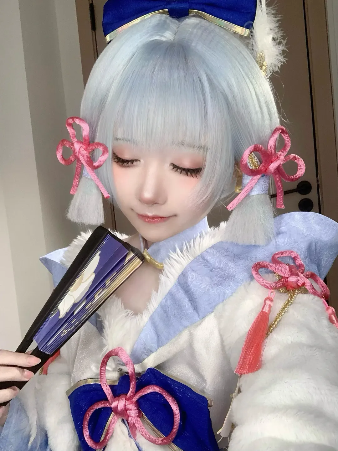 原神, 神里绫华cos, 和风装扮, cosplay分享, 白鹭公主 - 第2张