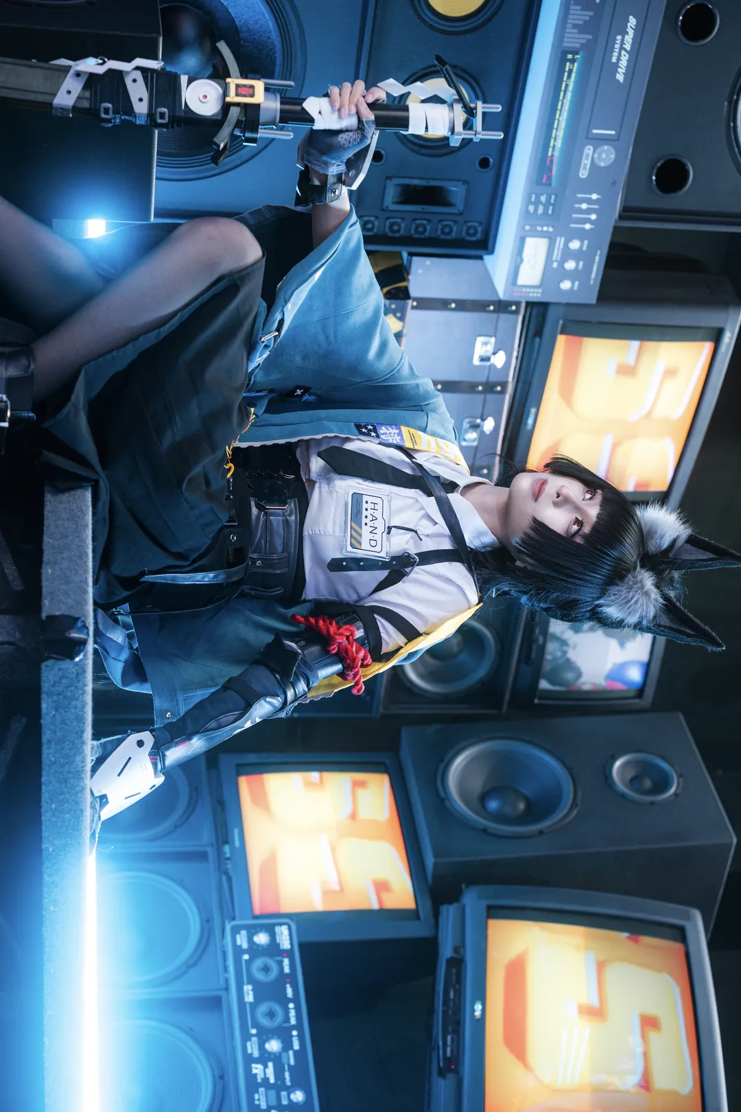 绝区零, 二次元cosplay, 星见雅cos, 黑丝穿搭, 冰系代理人 - 第4张