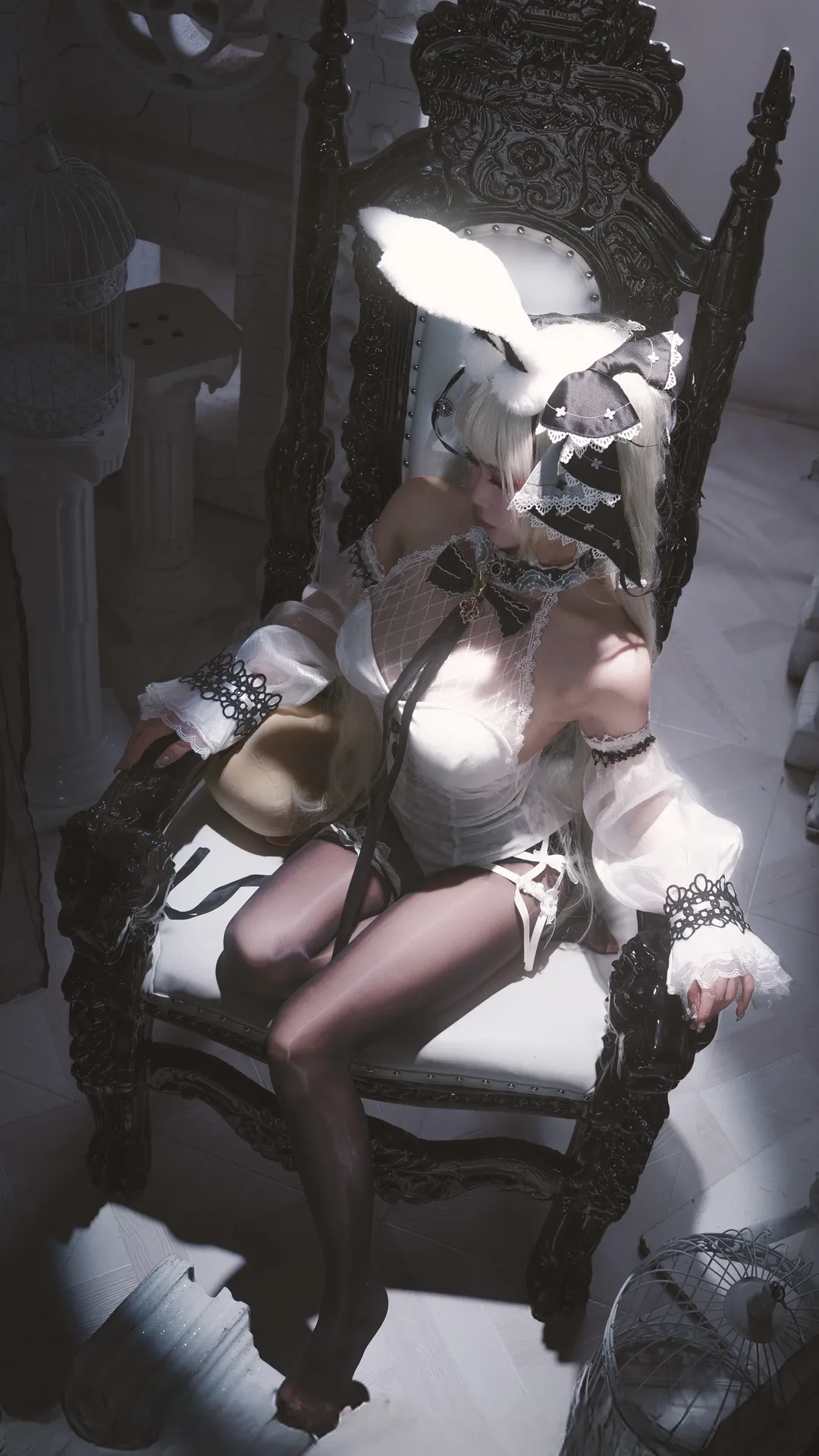 氛围感, cosplay, 碧蓝航线, 兔女郎, 可畏cos