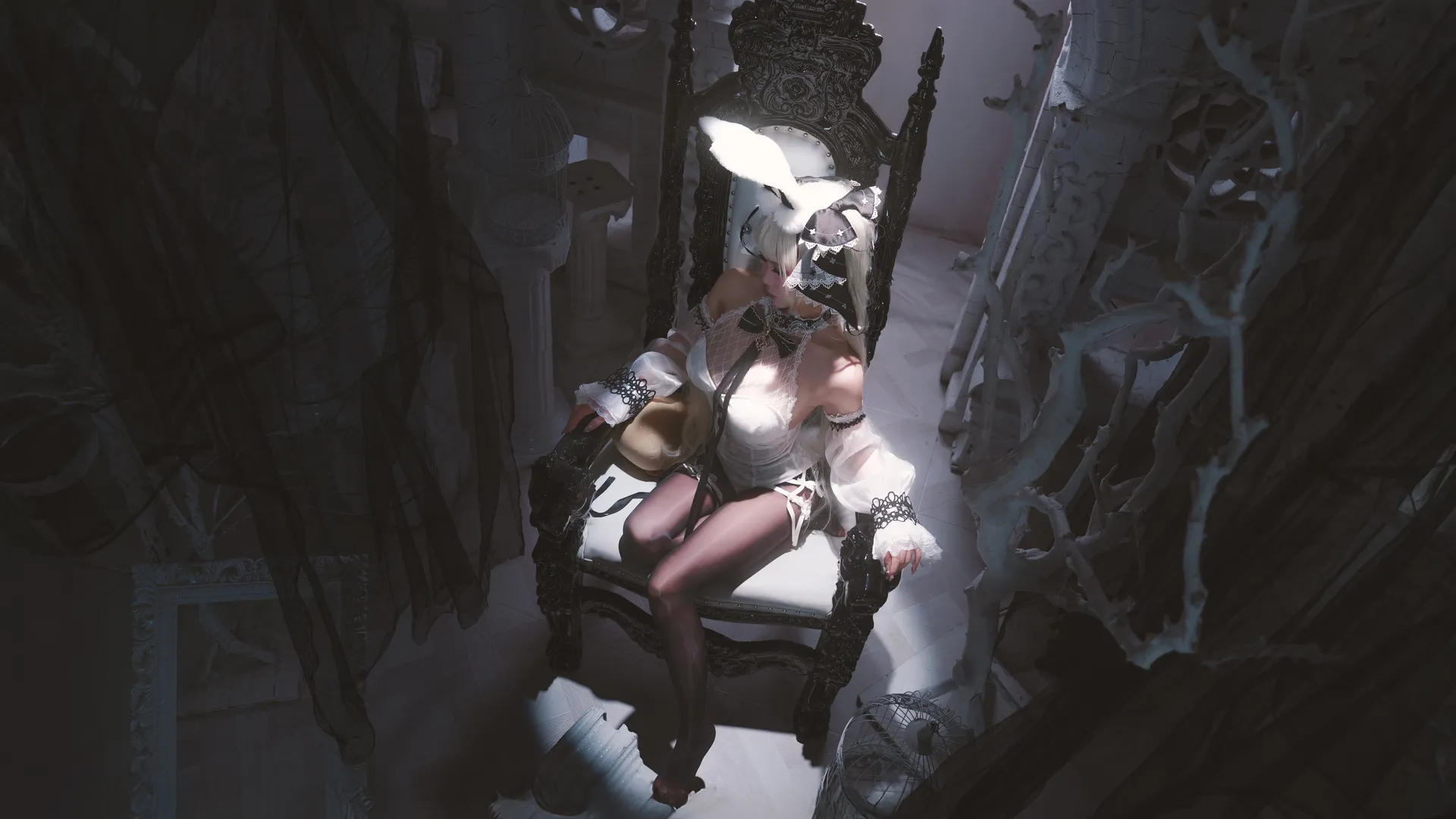 氛围感, cosplay, 碧蓝航线, 兔女郎, 可畏cos - 第2张