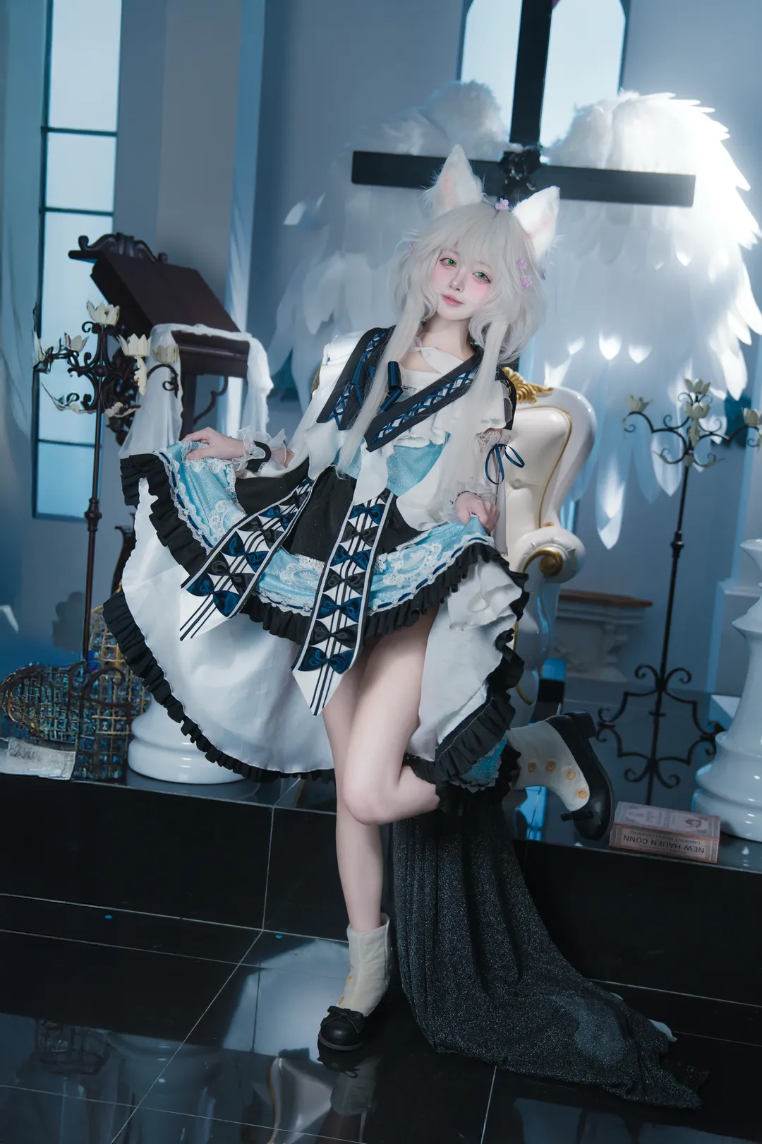 コスプレ, 二次元撮影, アークナイツ, ロスモンティスコスプレ, 萌え系獣耳