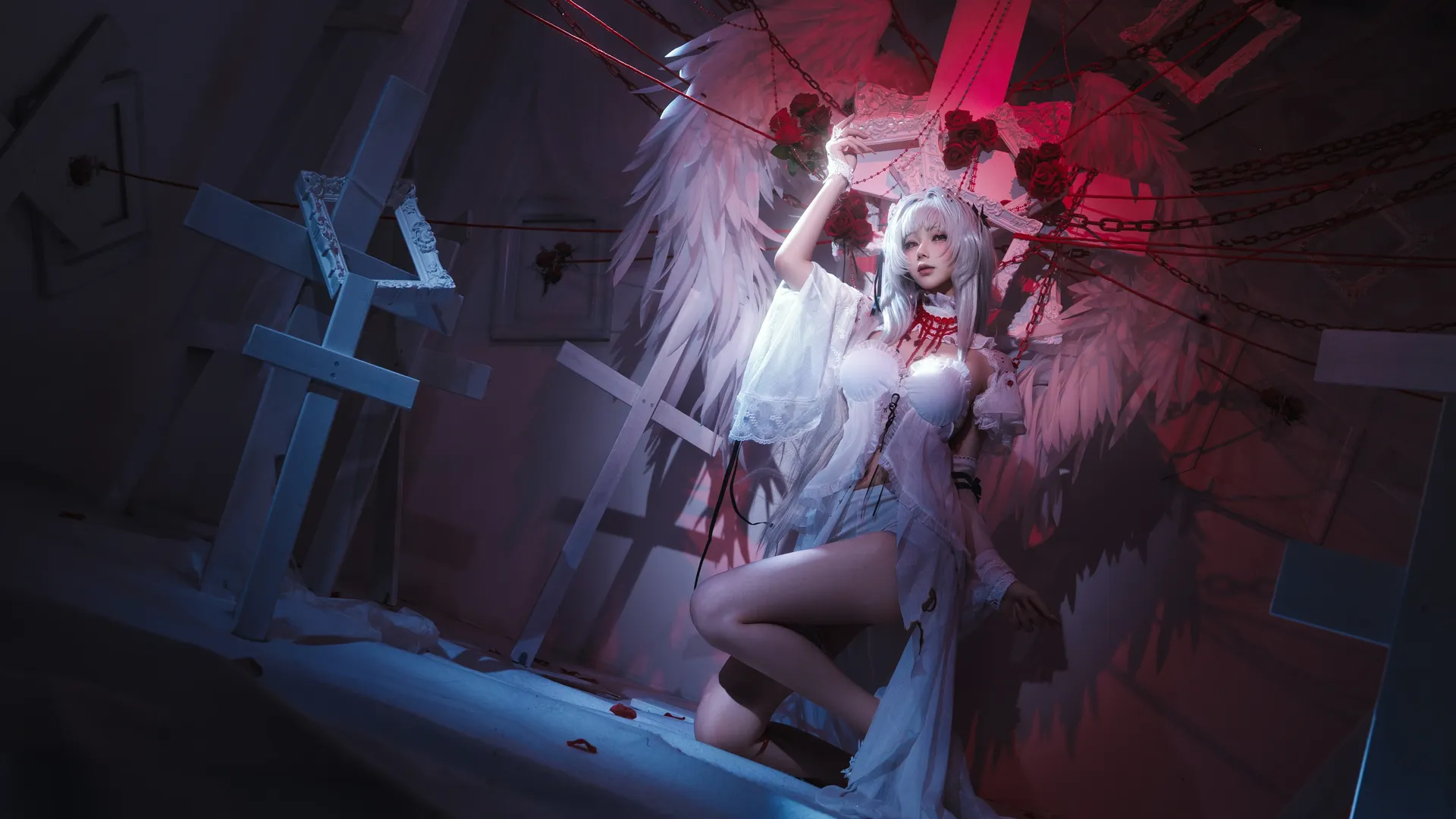 氛围感摄影, 哥特风cos, 无期迷途, 可可莉克cos, 瑟琳cos - 第2张