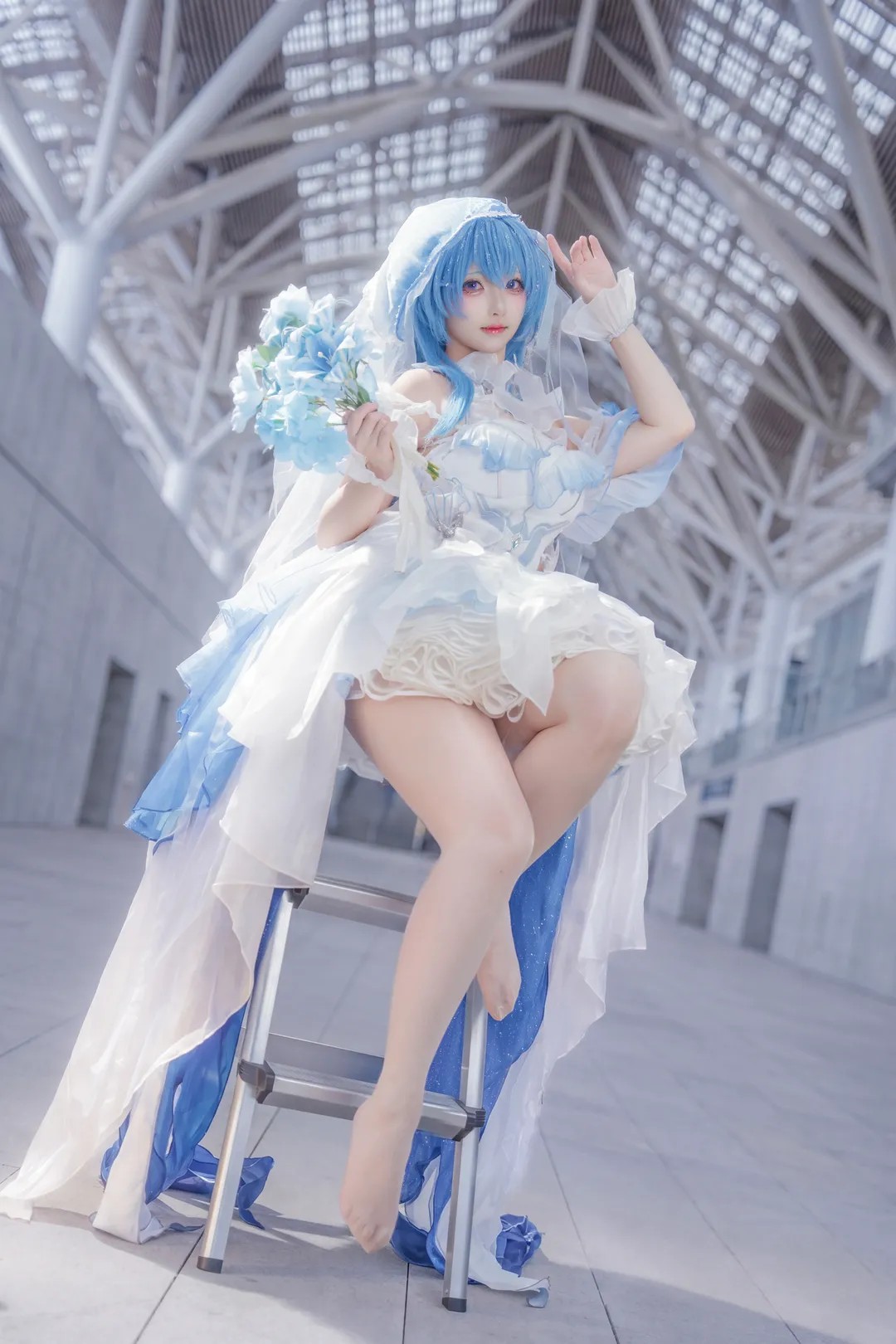鸣潮, 守岸人cos, 漫展场照, cosplay摄影, 蓝色系cos - 第3张