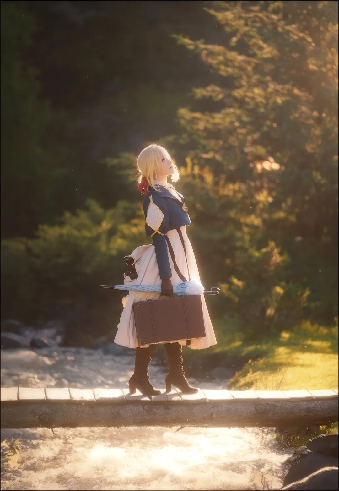氛围感摄影, 薇尔莉特cos, cosplay外景, 川西旅拍, 紫罗兰的永恒花园 - 第1张