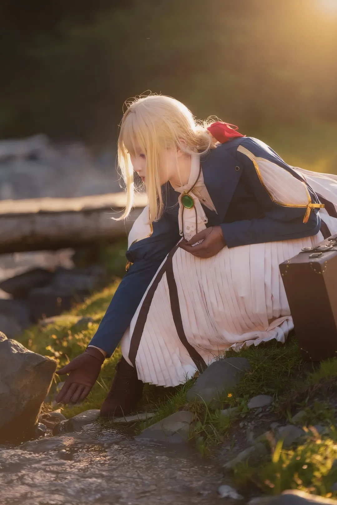 氛围感摄影, 薇尔莉特cos, cosplay外景, 川西旅拍, 紫罗兰的永恒花园 - 第3张