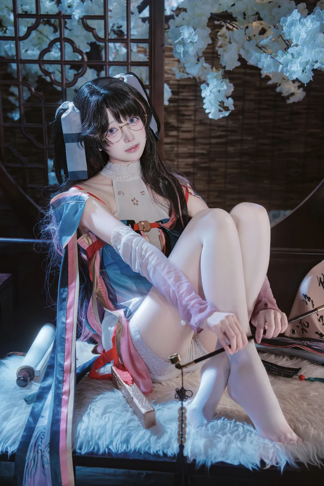 Wuthering Waves, Anime cosplay, Zhezhi cosplay, Chinese-style girl, Meganekko - Image 3