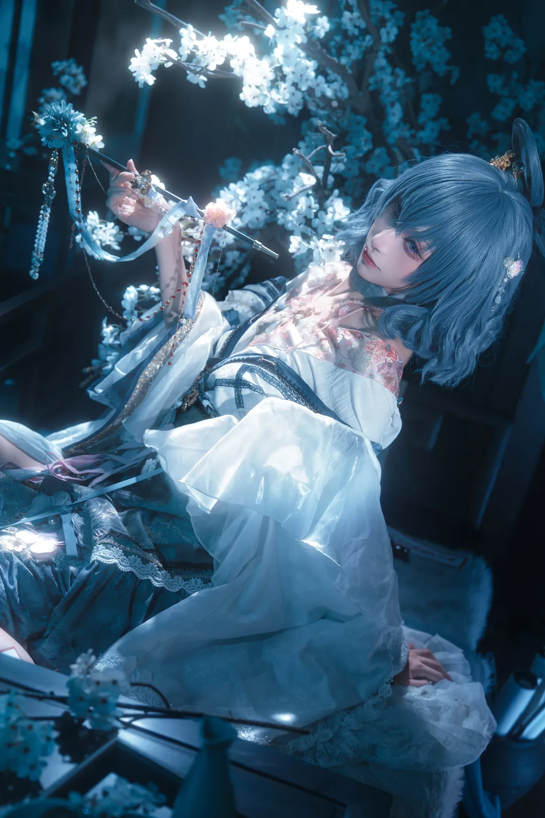 东方project, 霍青娥cos, cosplay摄影, 东方幻想乡, 氛围感大片