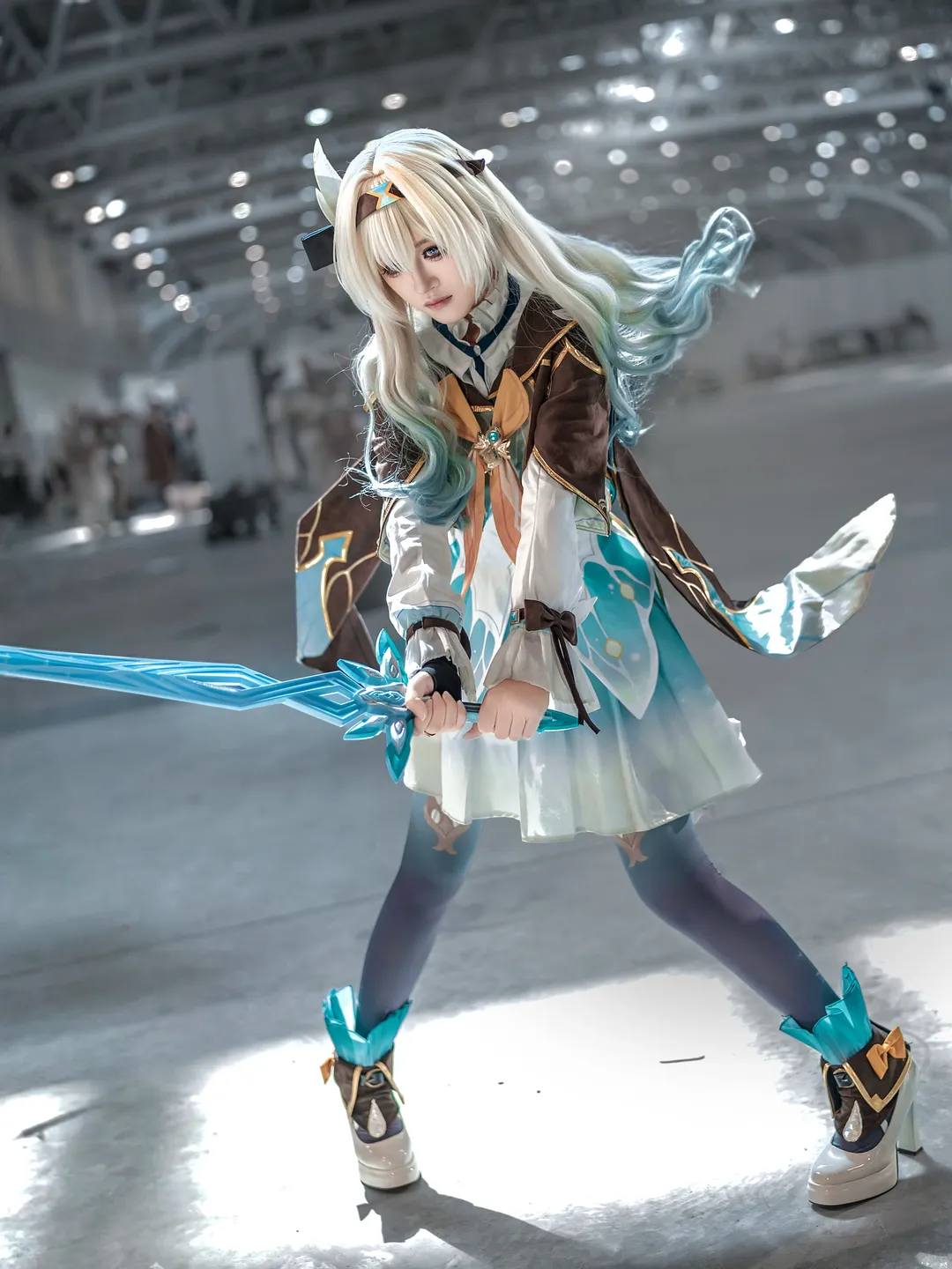 崩壊：スターレイル, イベント写真, ホタル コスプレ, コスプレイベント写真, 蛍が火に飛び込む