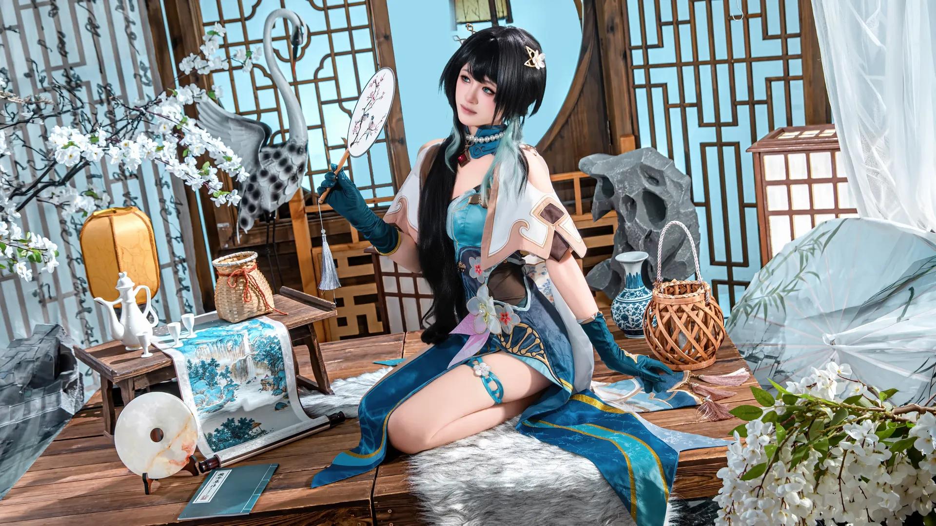 古風撮影, 崩壊：スターレイル, ルアン・メェイ コスプレ, 中華風コスプレ, ルアン・メェイ コスプレ写真 - 1枚目