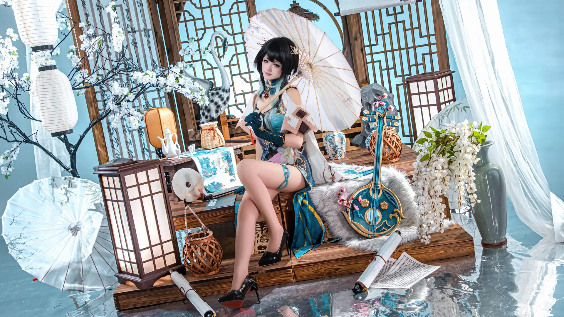 古風撮影, 崩壊：スターレイル, ルアン・メェイ コスプレ, 中華風コスプレ, ルアン・メェイ コスプレ写真 - 3枚目