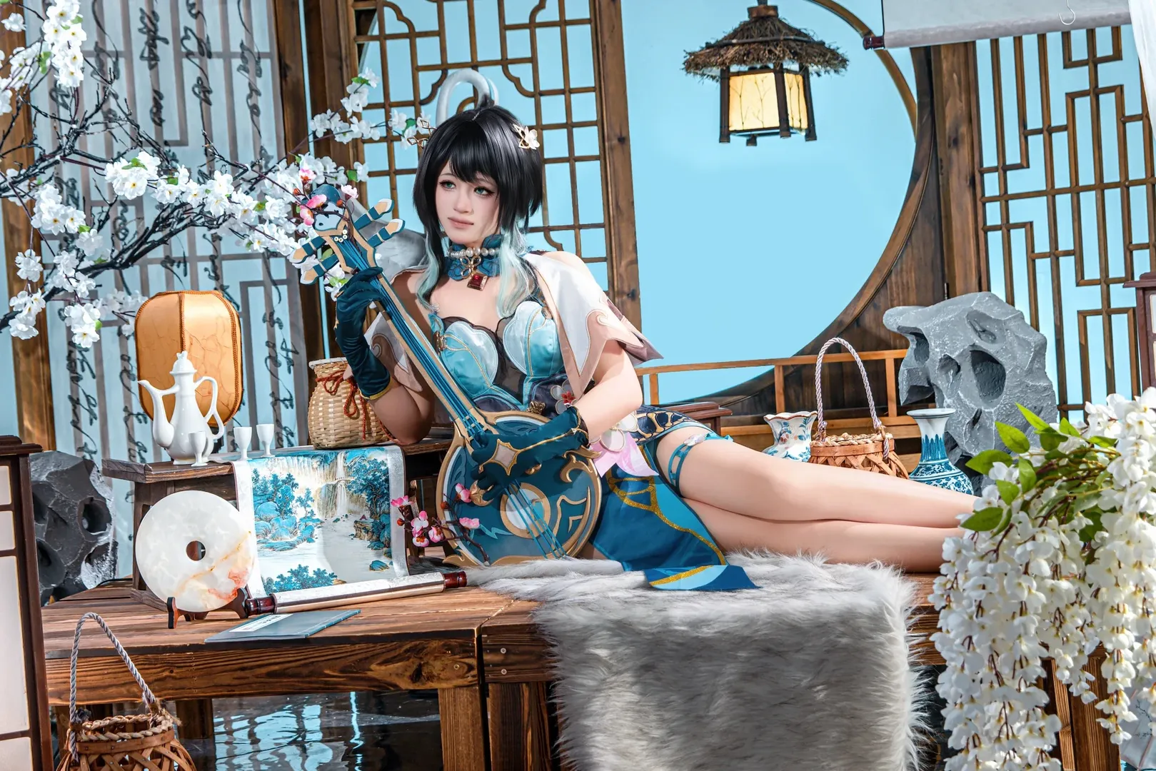 古風撮影, 崩壊：スターレイル, ルアン・メェイ コスプレ, 中華風コスプレ, ルアン・メェイ コスプレ写真 - 4枚目