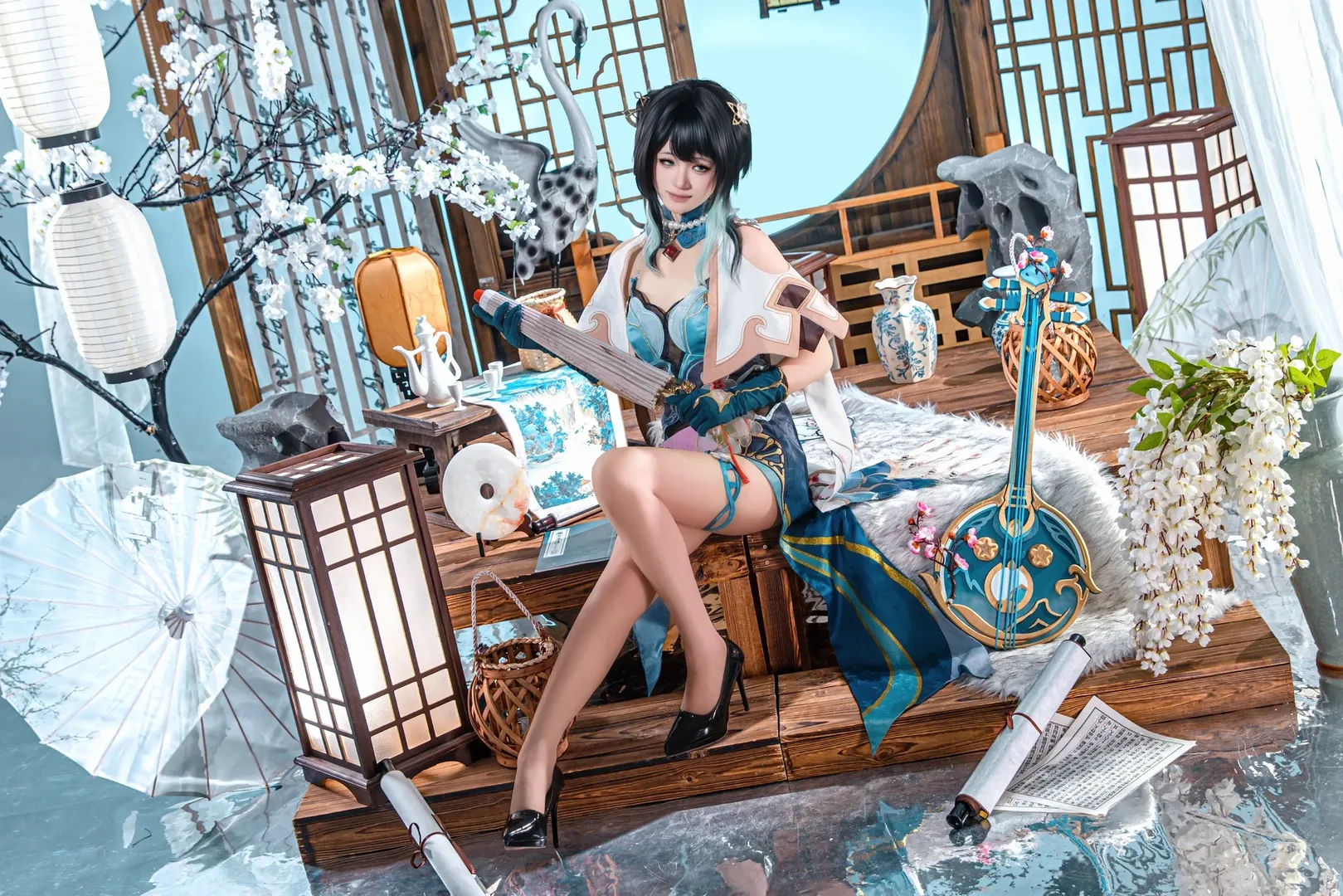 古風撮影, 崩壊：スターレイル, ルアン・メェイ コスプレ, 中華風コスプレ, ルアン・メェイ コスプレ写真 - 6枚目