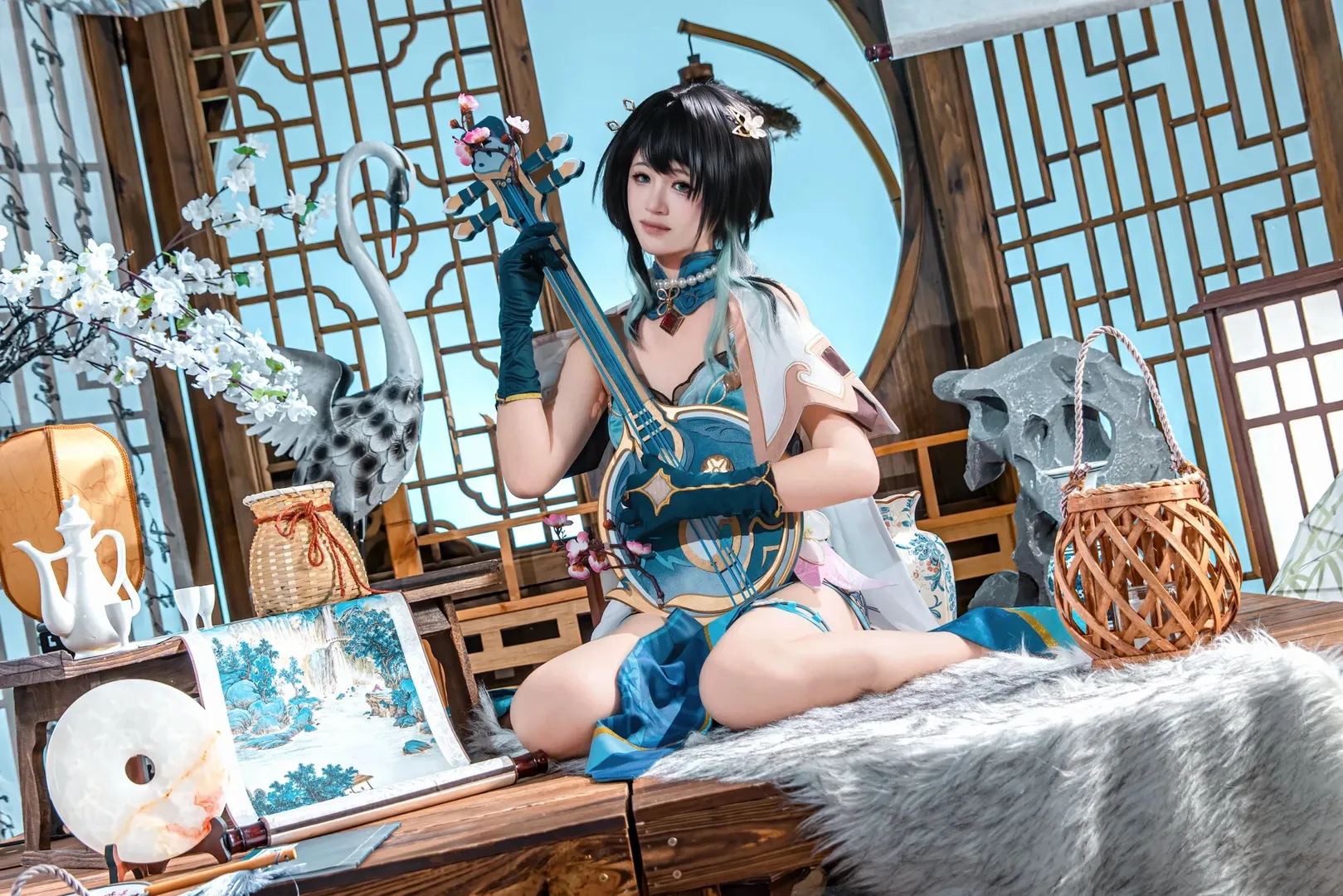 古風撮影, 崩壊：スターレイル, ルアン・メェイ コスプレ, 中華風コスプレ, ルアン・メェイ コスプレ写真 - 7枚目