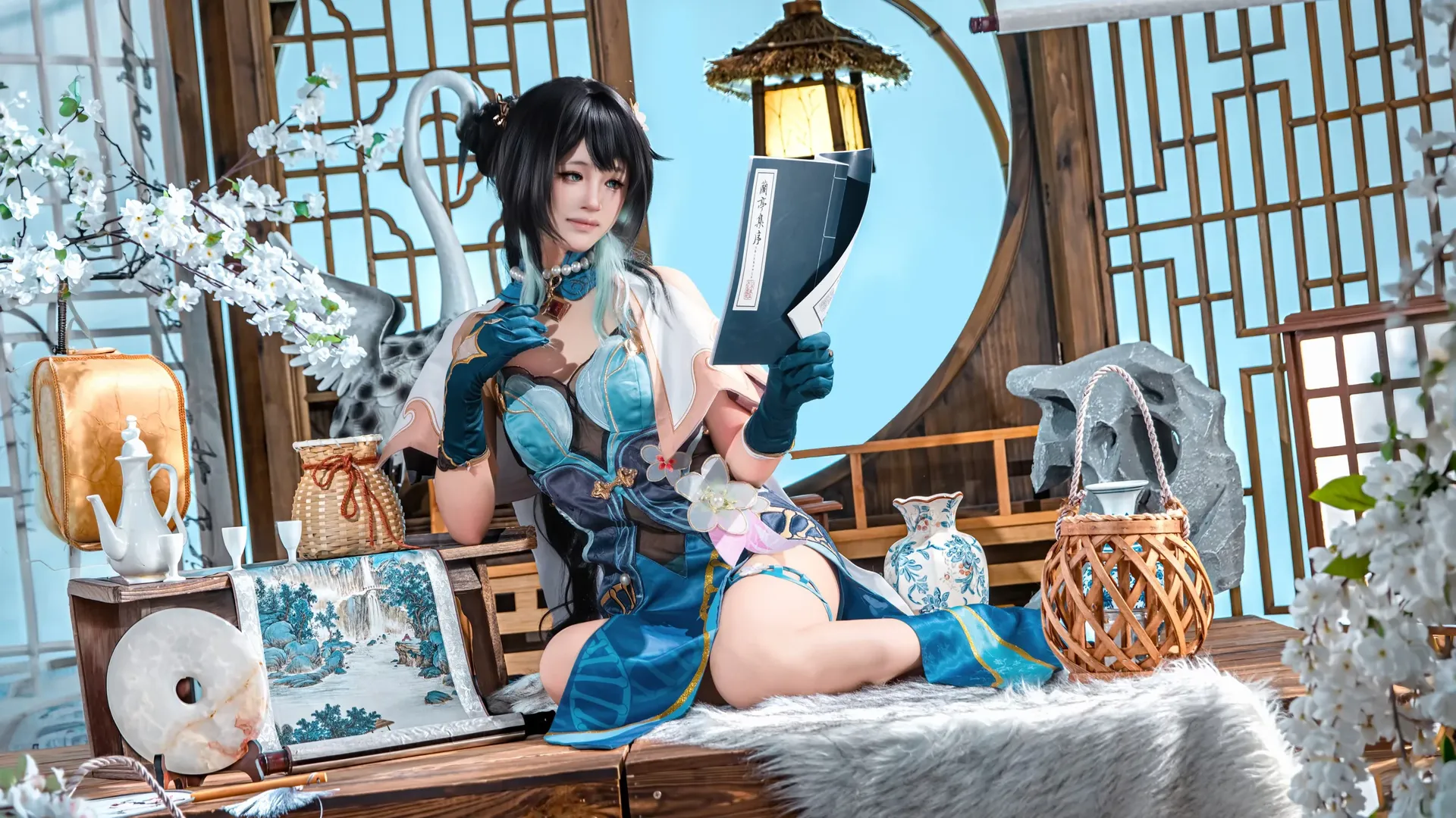 古風撮影, 崩壊：スターレイル, ルアン・メェイ コスプレ, 中華風コスプレ, ルアン・メェイ コスプレ写真 - 9枚目