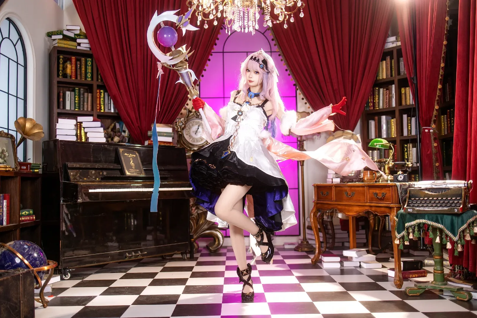 鸣潮, 达妮娅cos, cosplay摄影, 水蜜桃女孩, 复古奇幻 - 第2张