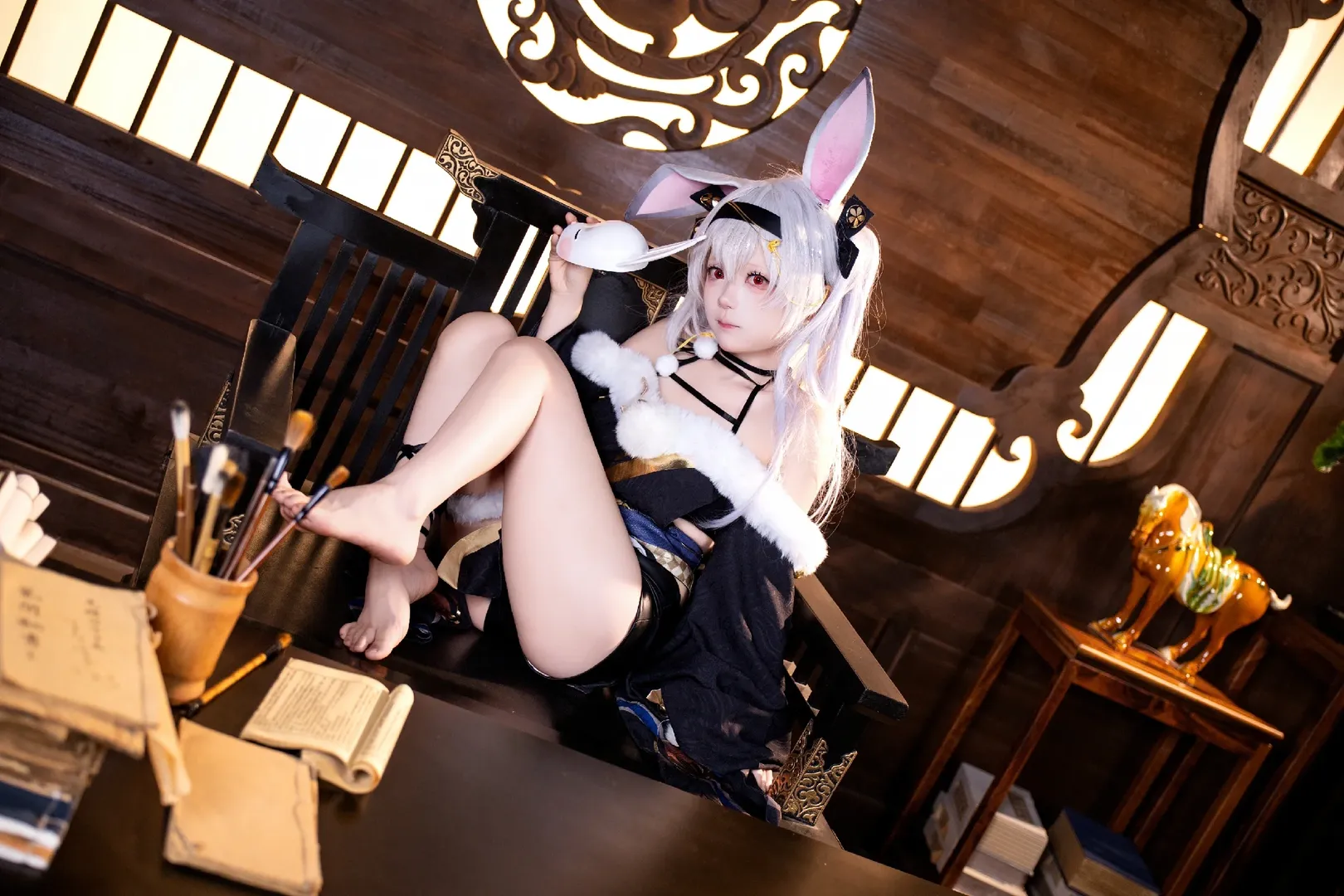 二次元摄影, 碧蓝航线, 拉菲cos, 古风cosplay, 兽耳少女 - 第2张