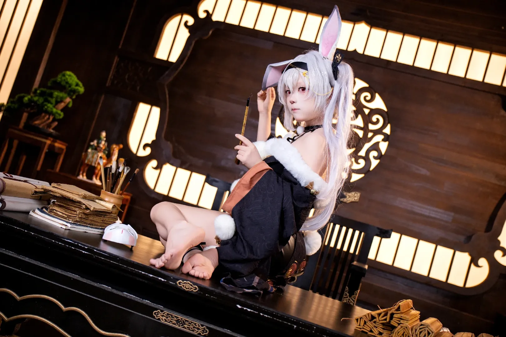 二次元摄影, 碧蓝航线, 拉菲cos, 古风cosplay, 兽耳少女 - 第3张