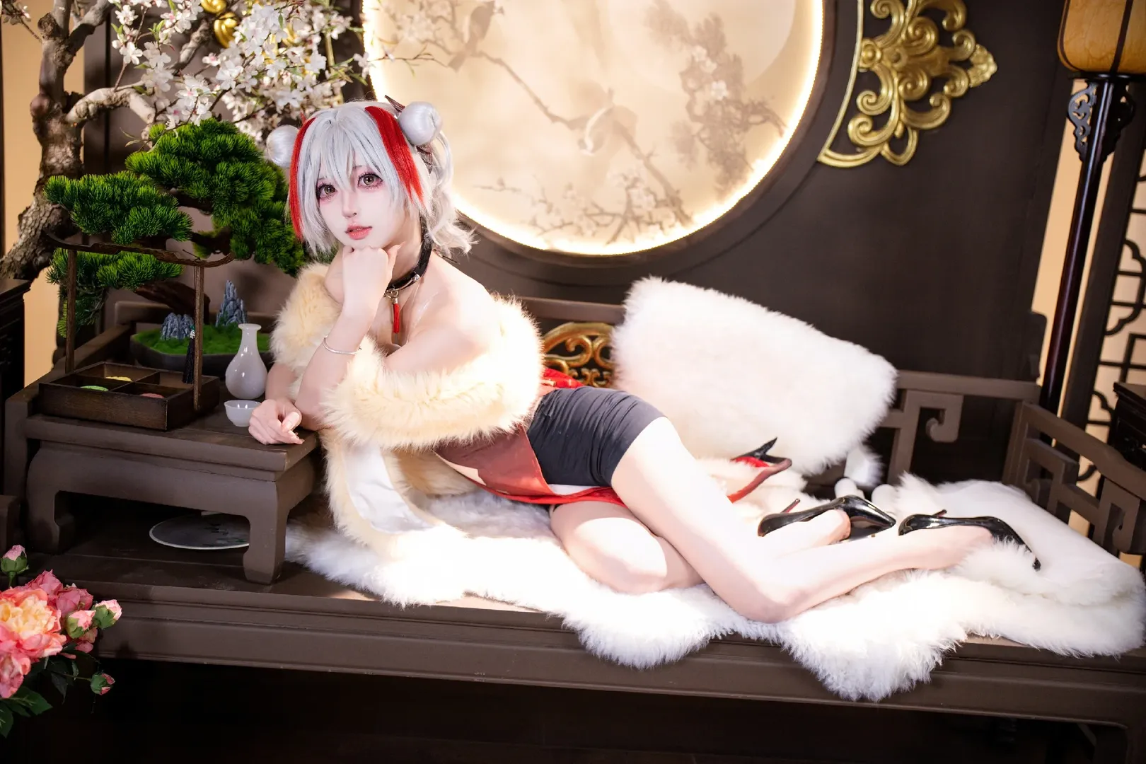 明日方舟, 维什戴尔cos, 音律联觉, cosplay摄影, 中式布景cos