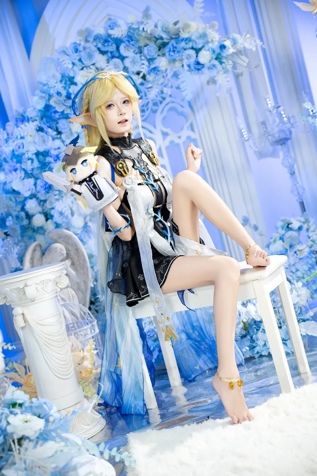 鸣潮, 卡提希娅cos, 二次元妆造, cosplay摄影, 精灵cos - 第1张