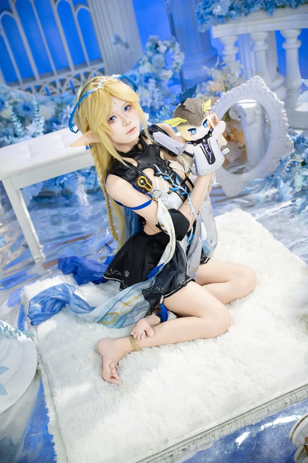 鸣潮, 卡提希娅cos, 二次元妆造, cosplay摄影, 精灵cos - 第2张