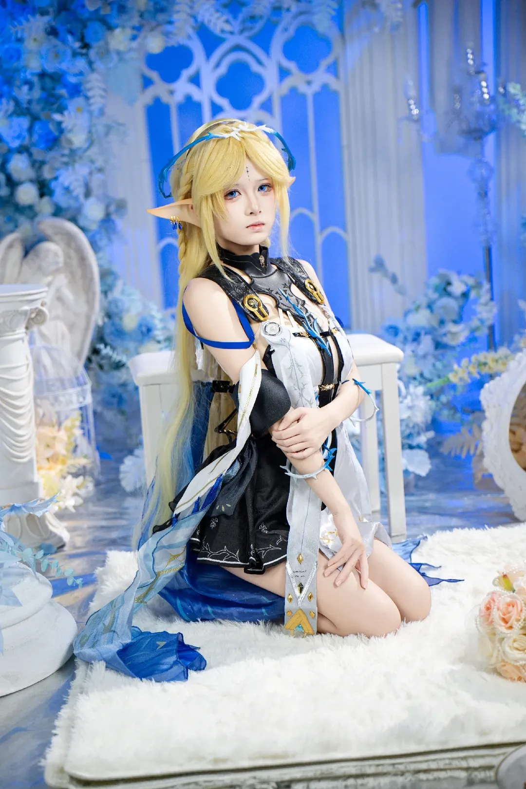 鸣潮, 卡提希娅cos, 二次元妆造, cosplay摄影, 精灵cos - 第4张