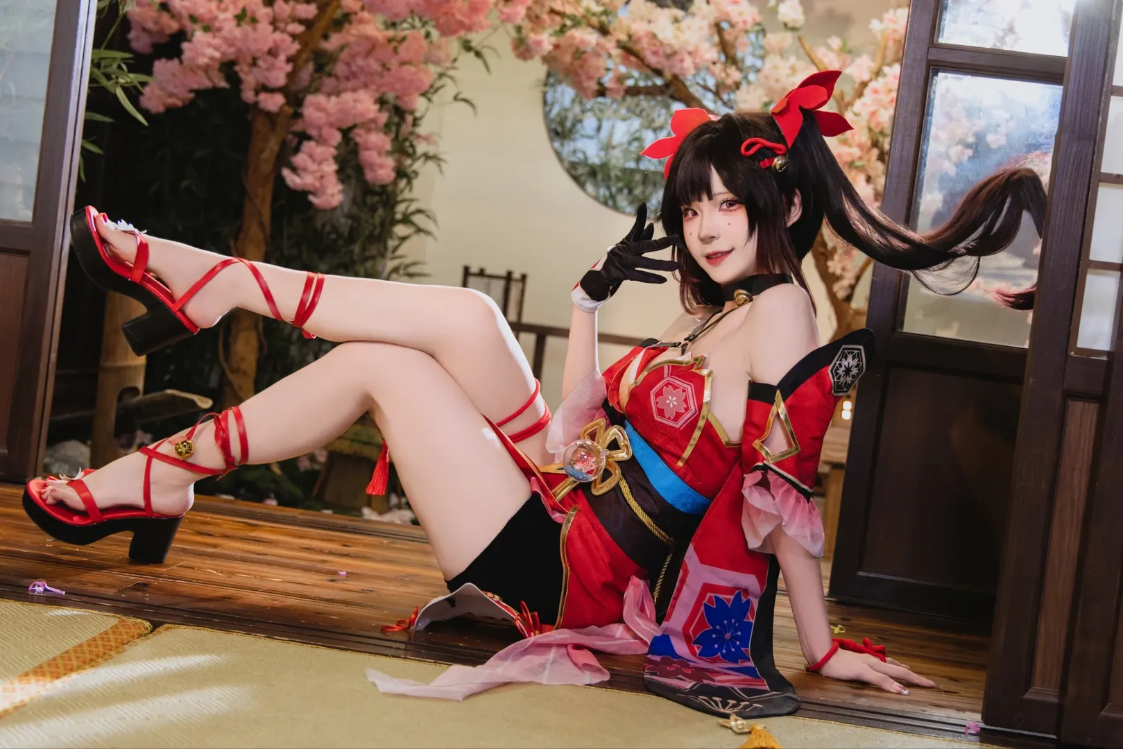 二次元摄影, 崩坏星穹铁道, 花火cos, 和风cosplay, 角色正片