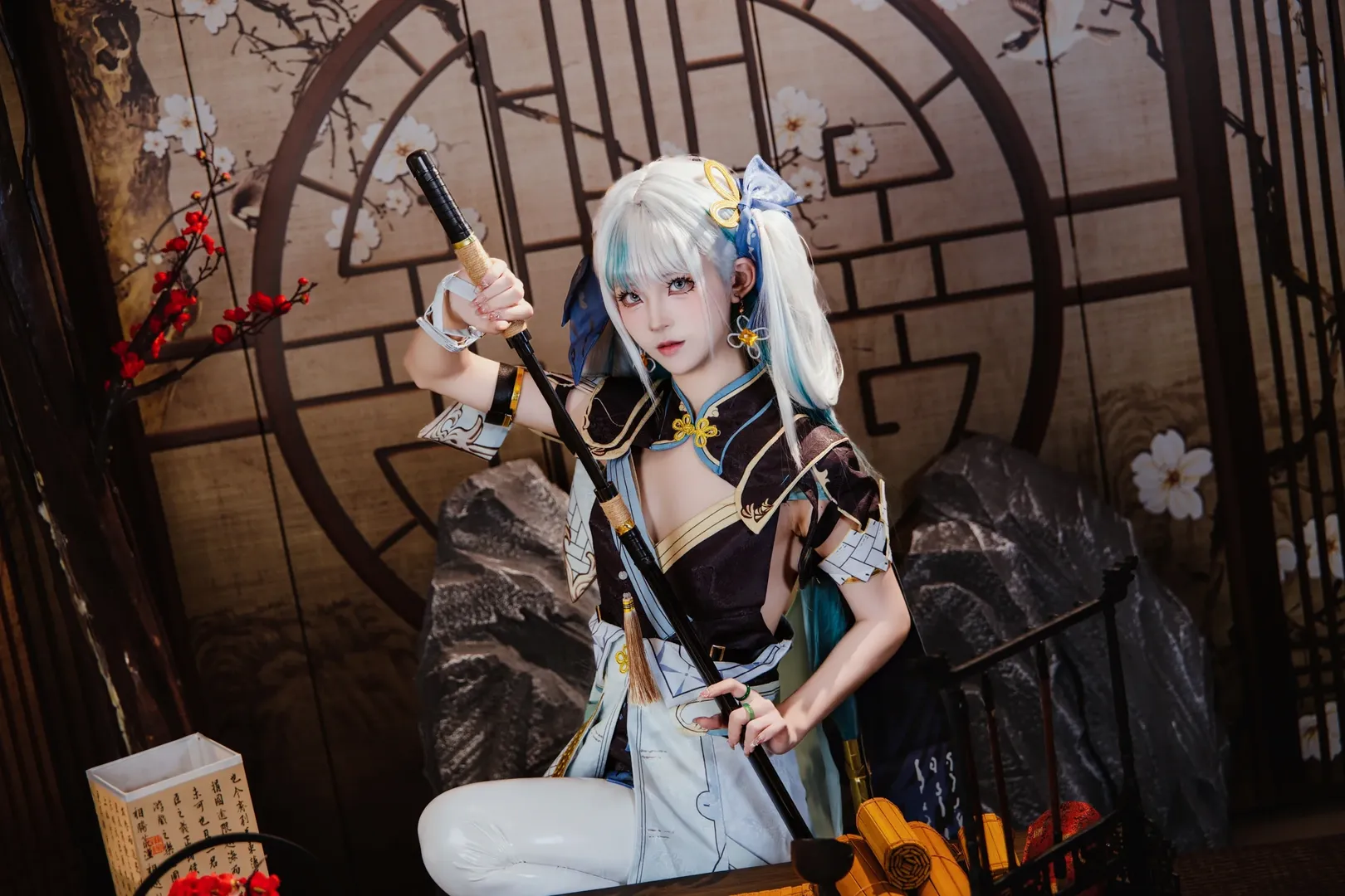 鸣潮, 今汐cos, 二次元角色扮演, 国风动漫摄影, COS穿搭分享 - 第5张