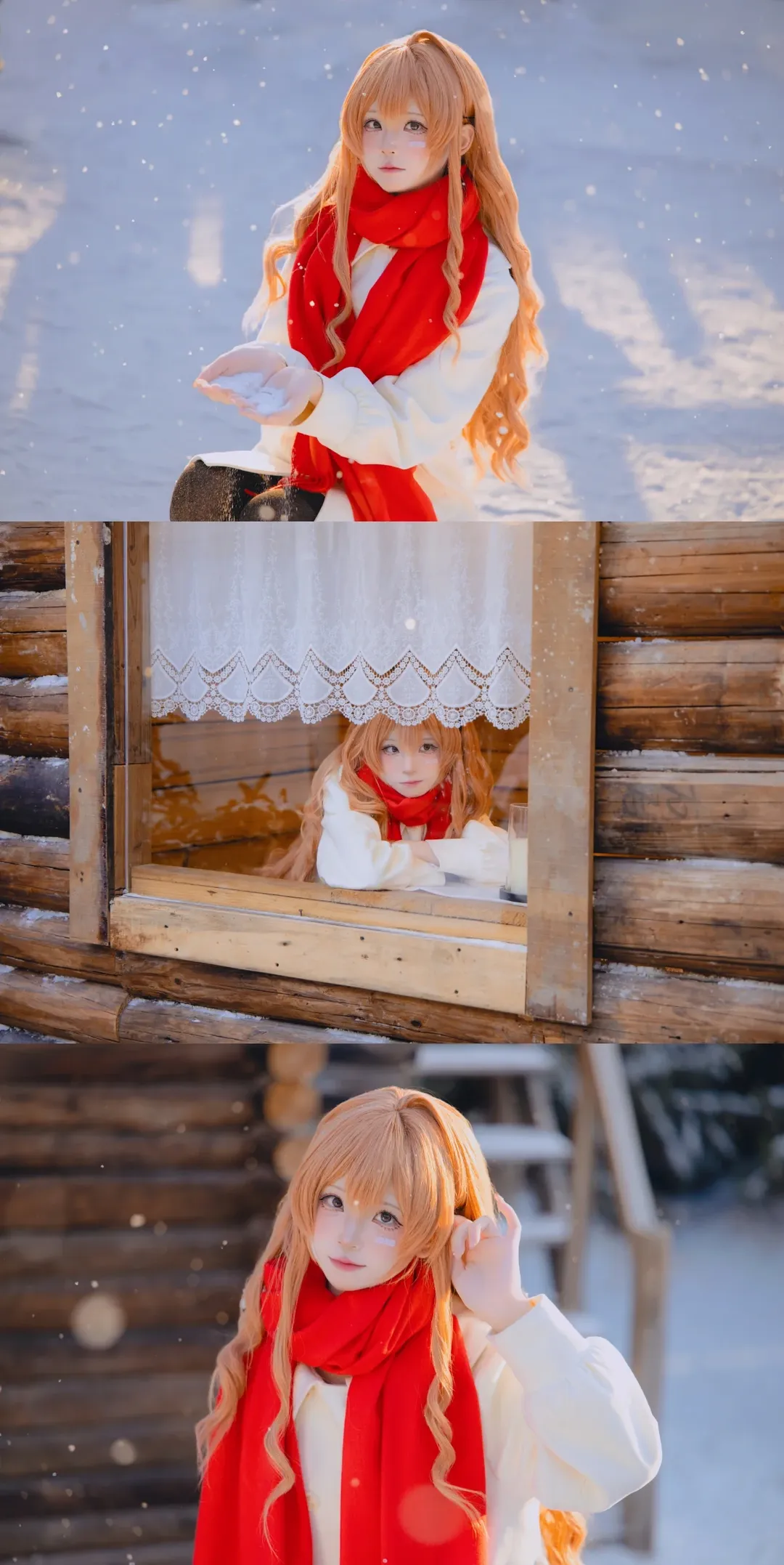 cosplay, 雪景, 逢坂大河cos, 龙与虎, 冬装 - 第3张