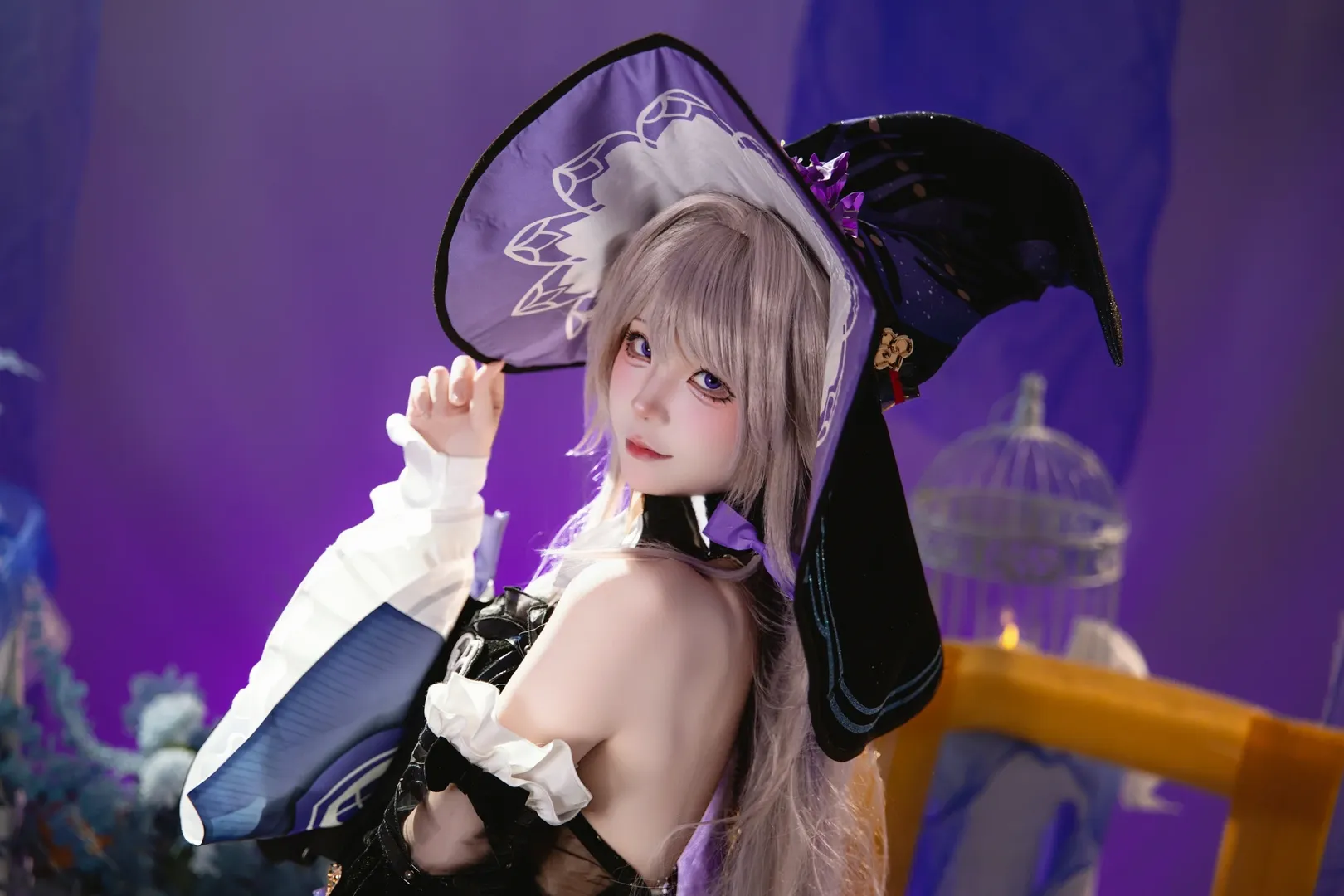 崩坏星穹铁道, 大黑塔cos, cosplay摄影, 二次元装扮, 棚拍造型 - 第2张