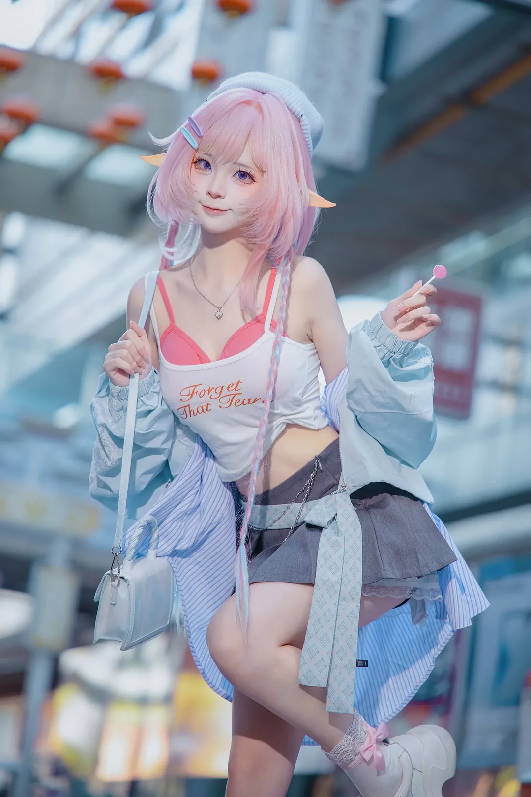 cosplay, 昔涟cos, 崩坏星穹铁道, 二次元日常穿搭, 城市天台摄影 - 第11张