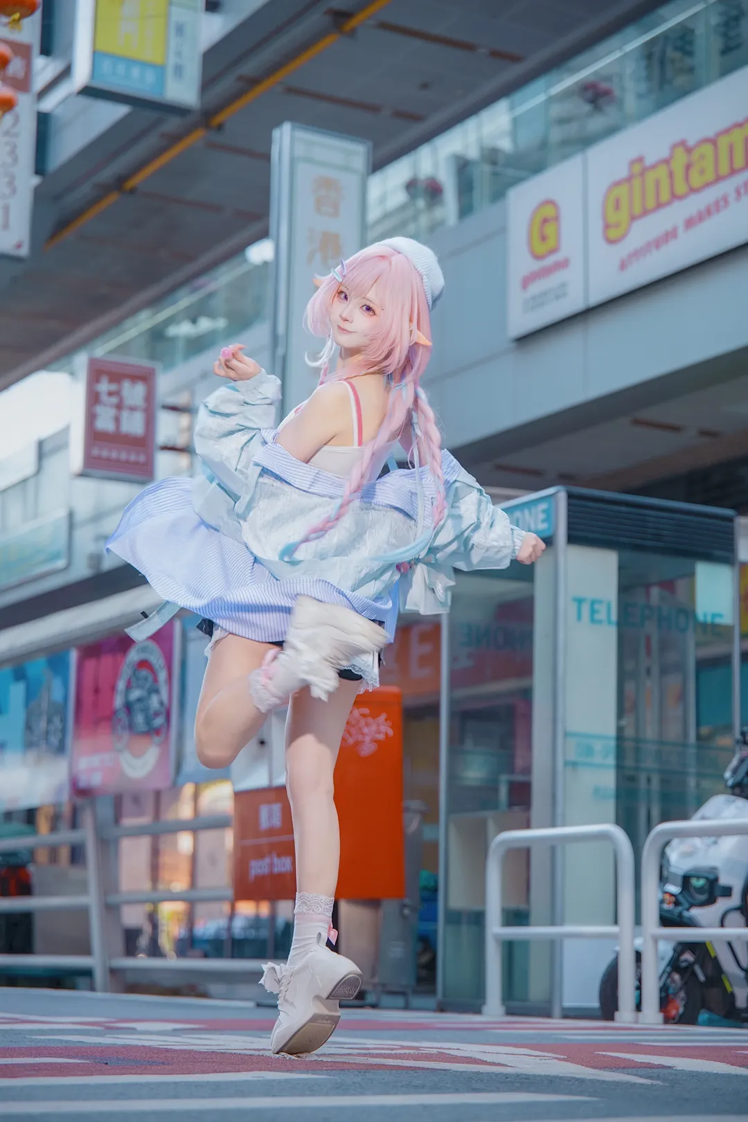 cosplay, 昔涟cos, 崩坏星穹铁道, 二次元日常穿搭, 城市天台摄影 - 第8张