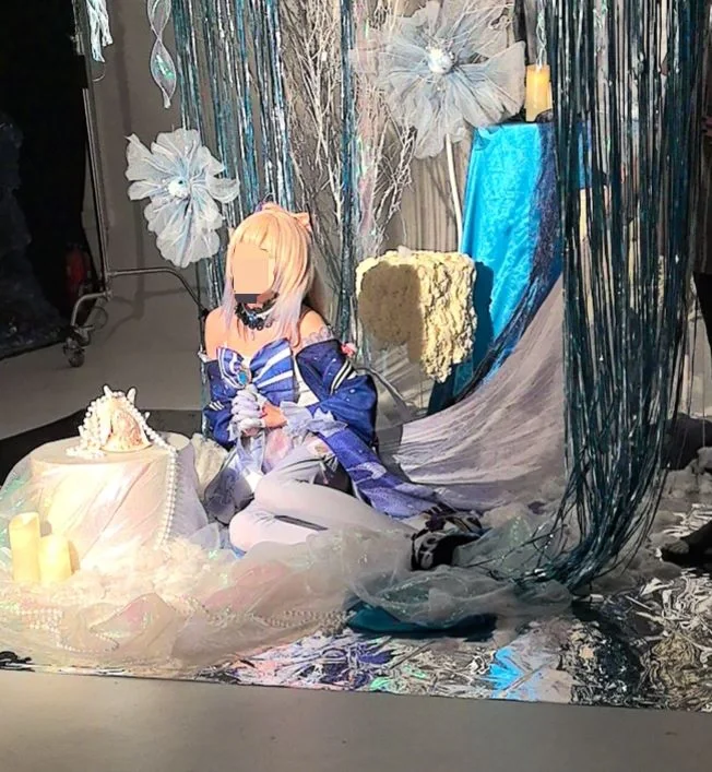 Genshin Impact, Anime-style photography, Sangonomiya Kokomi cosplay, Genshin Impact cosplay, Underwater photography - Image 2