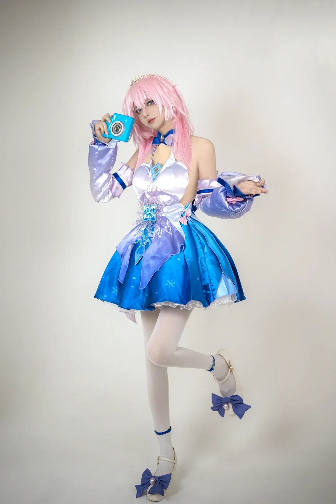 崩壊：スターレイル, 三月なのか コスプレ, 白ニーソコーデ, 女装男子, 礼服コスプレ - 2枚目