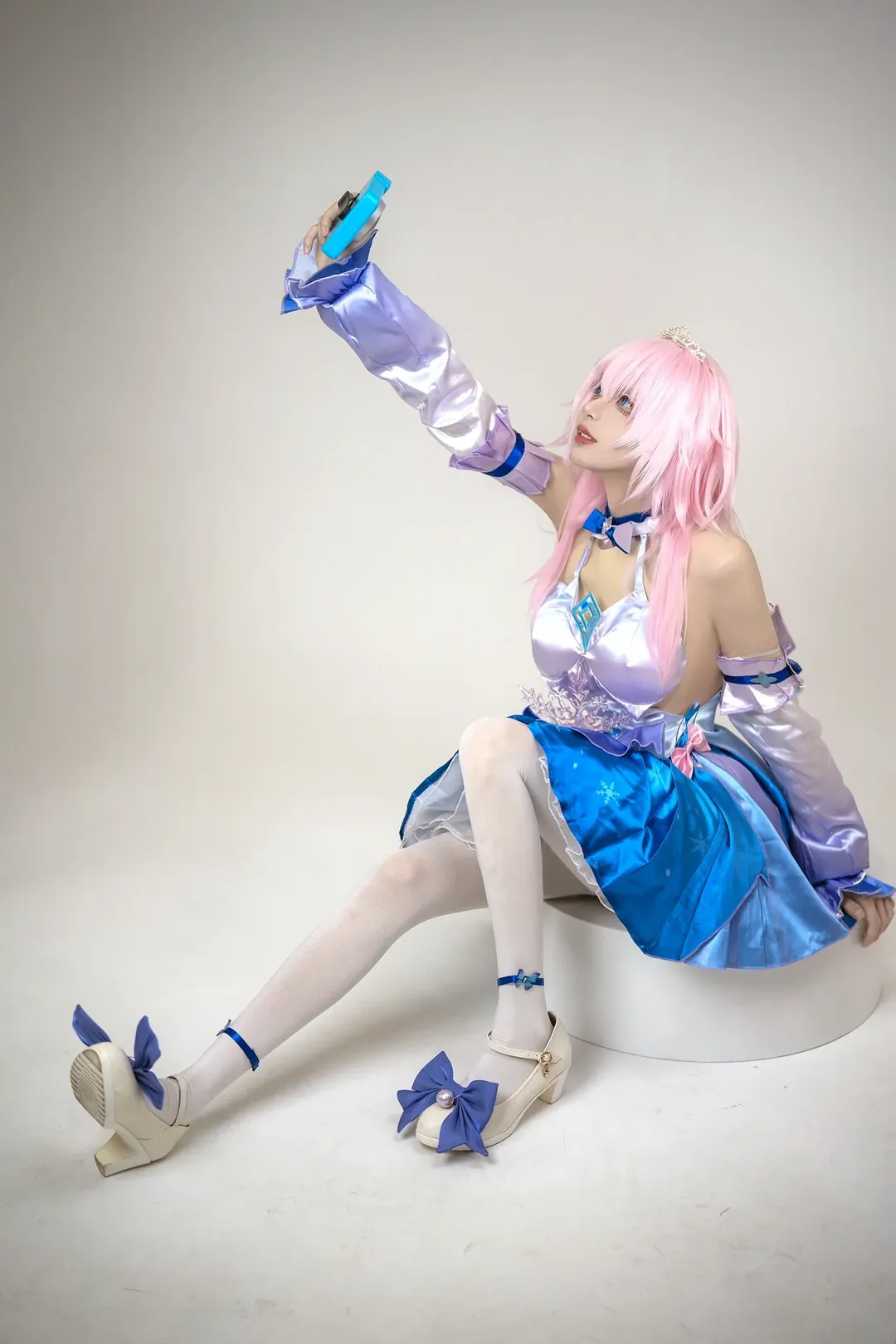 崩壊：スターレイル, 三月なのか コスプレ, 白ニーソコーデ, 女装男子, 礼服コスプレ - 3枚目