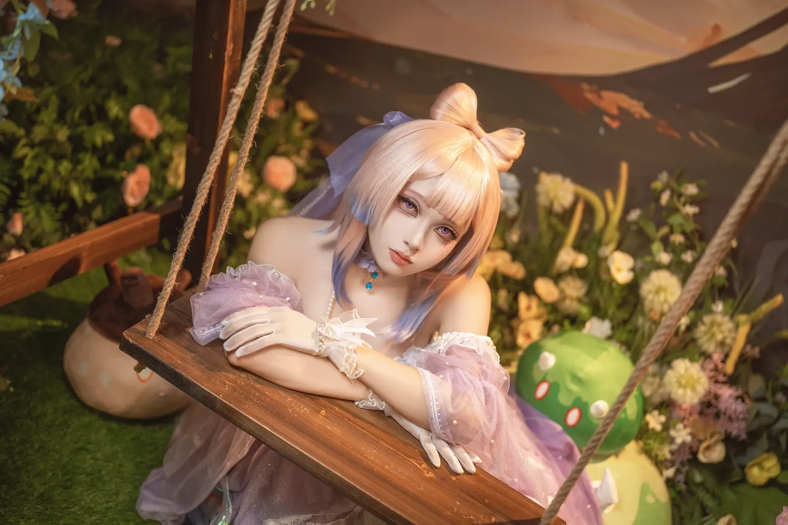原神, 珊瑚宫心海cos, cosplay摄影, 二次元写真, 同人花嫁 - 第4张