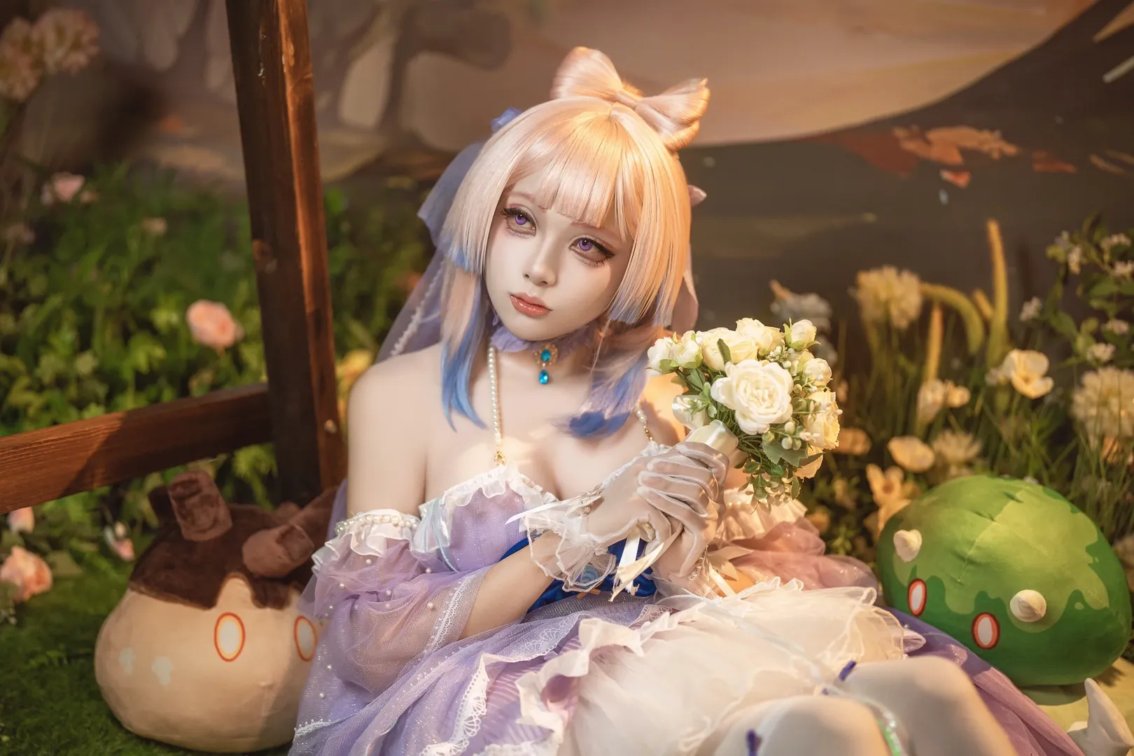 原神, 珊瑚宫心海cos, cosplay摄影, 二次元写真, 同人花嫁 - 第5张