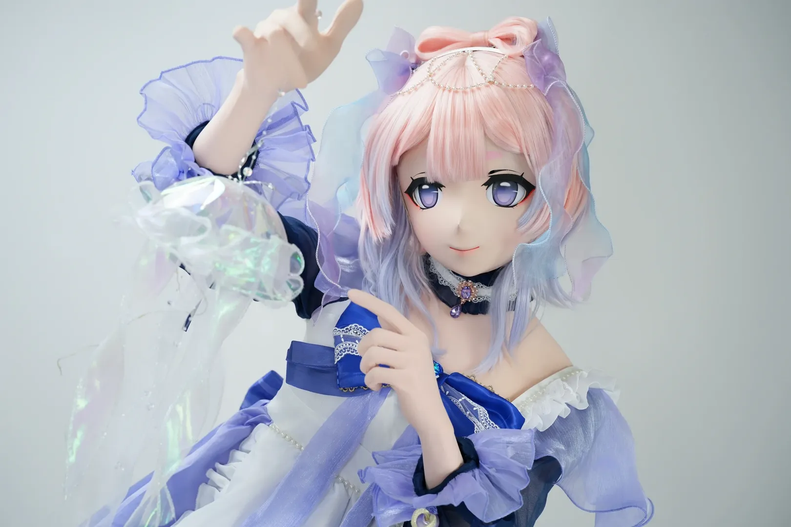 原神, 珊瑚宮心海cos, 角色扮演攝影, 同人女僕裝, 二次元kigurumi - 第2張