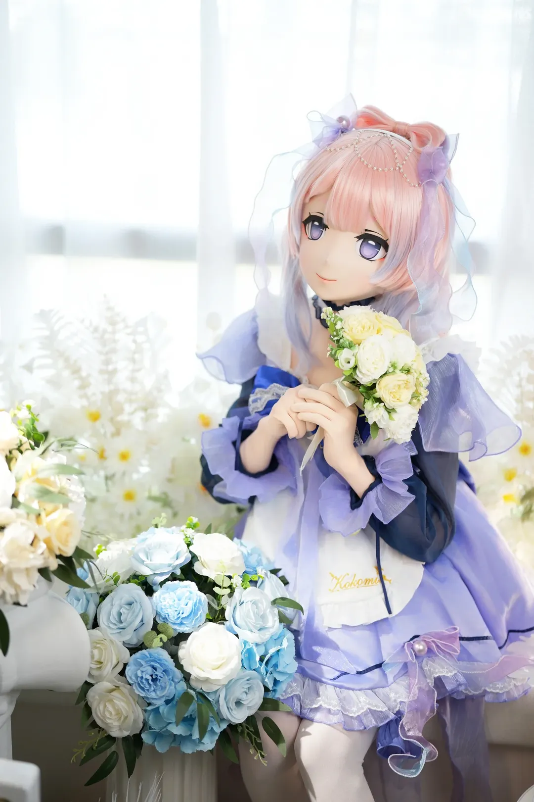 原神, 珊瑚宮心海cos, 角色扮演攝影, 同人女僕裝, 二次元kigurumi - 第5張