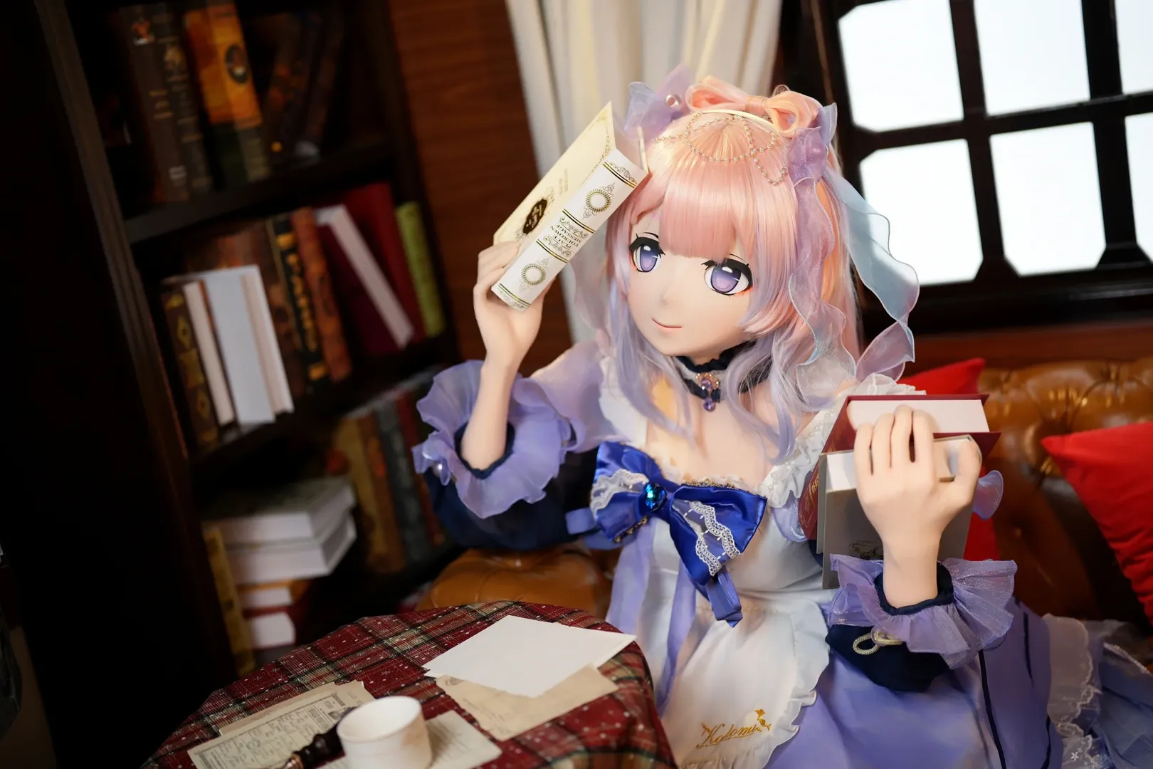 原神, 珊瑚宮心海cos, 角色扮演攝影, 同人女僕裝, 二次元kigurumi - 第7張