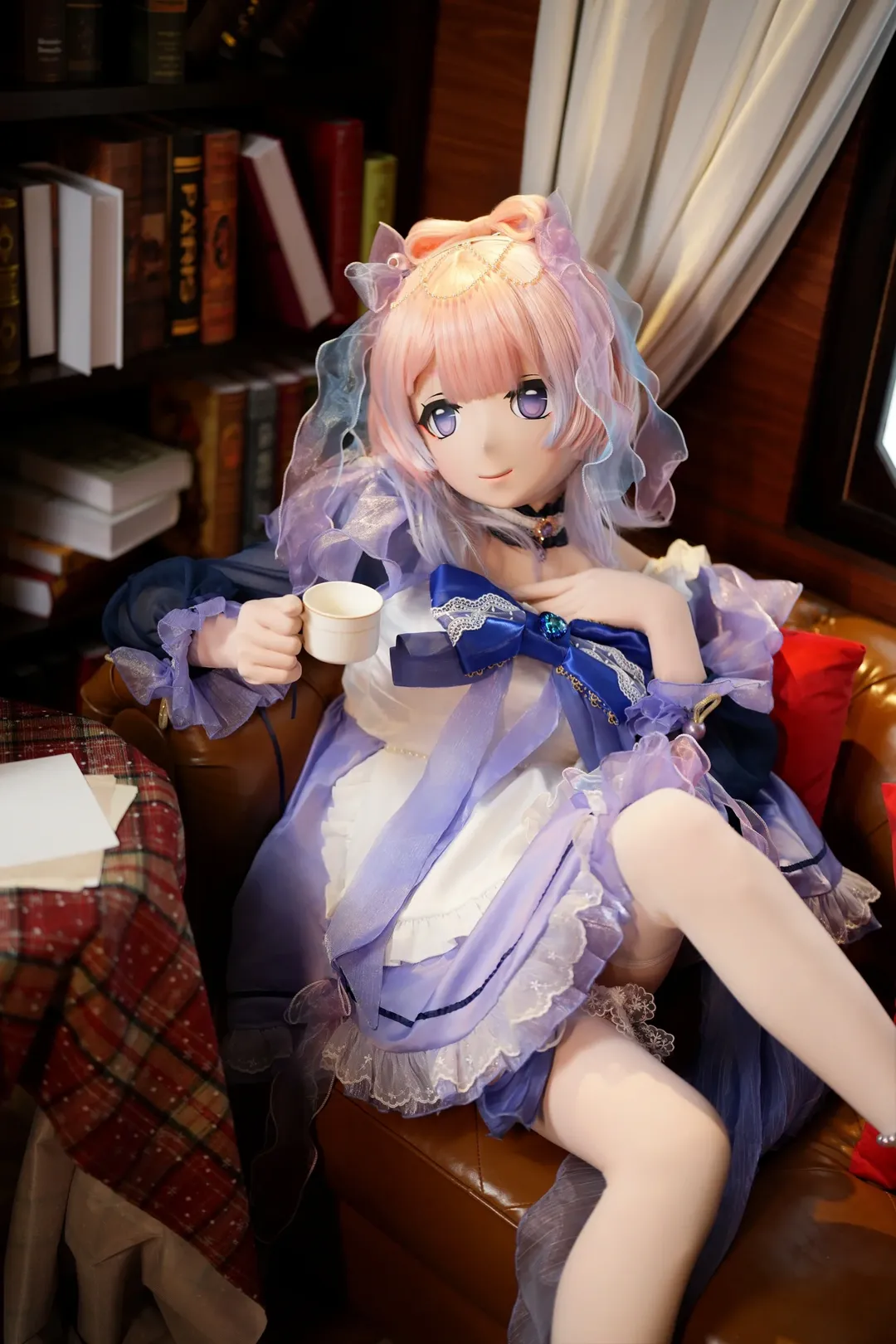 原神, 珊瑚宮心海cos, 角色扮演攝影, 同人女僕裝, 二次元kigurumi - 第9張