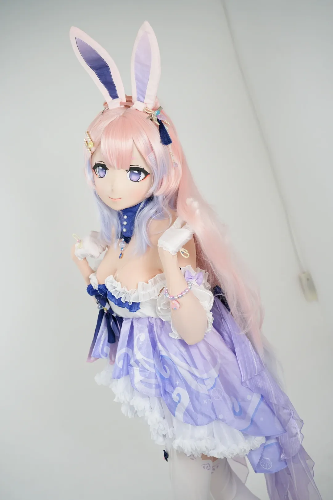 原神, 珊瑚宫心海cos, 兔女郎, cosplay摄影, Kigurumi - 第1张