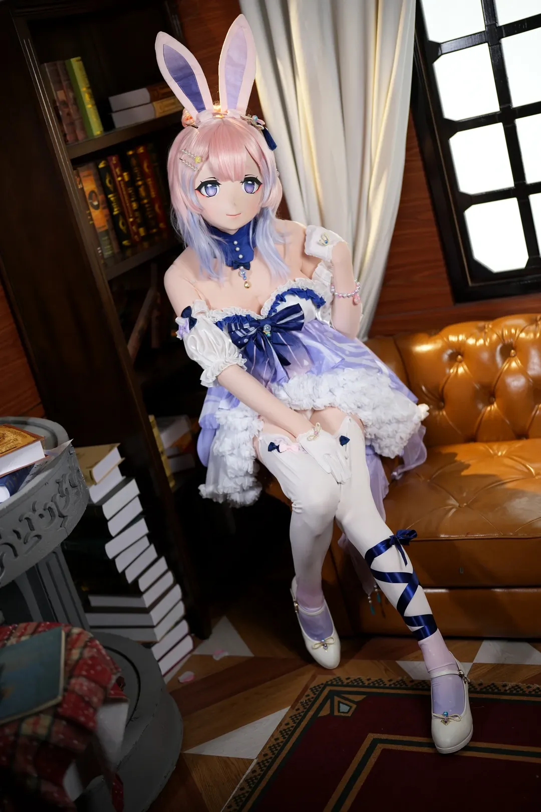 原神, 珊瑚宫心海cos, 兔女郎, cosplay摄影, Kigurumi